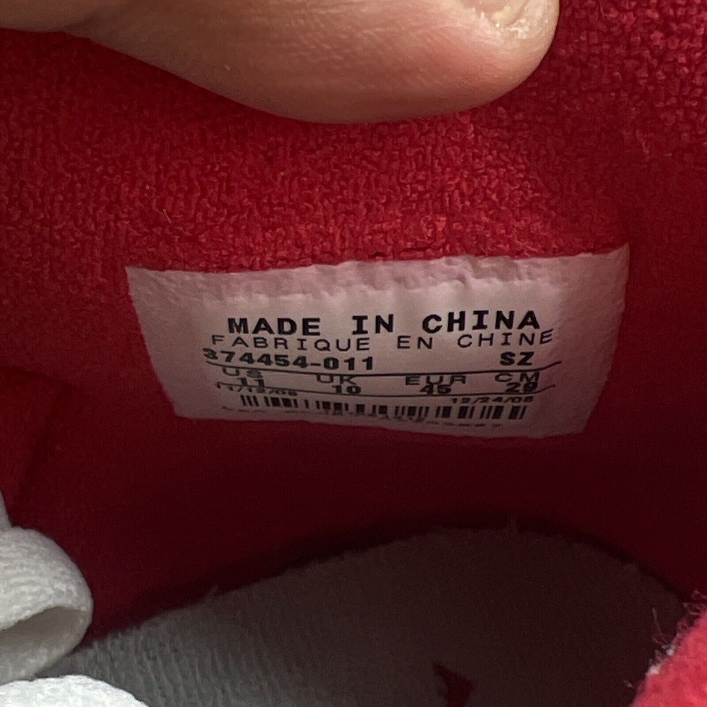 Size 11 - Air Jordan 1 Retro 2009 Hare (374454-011)