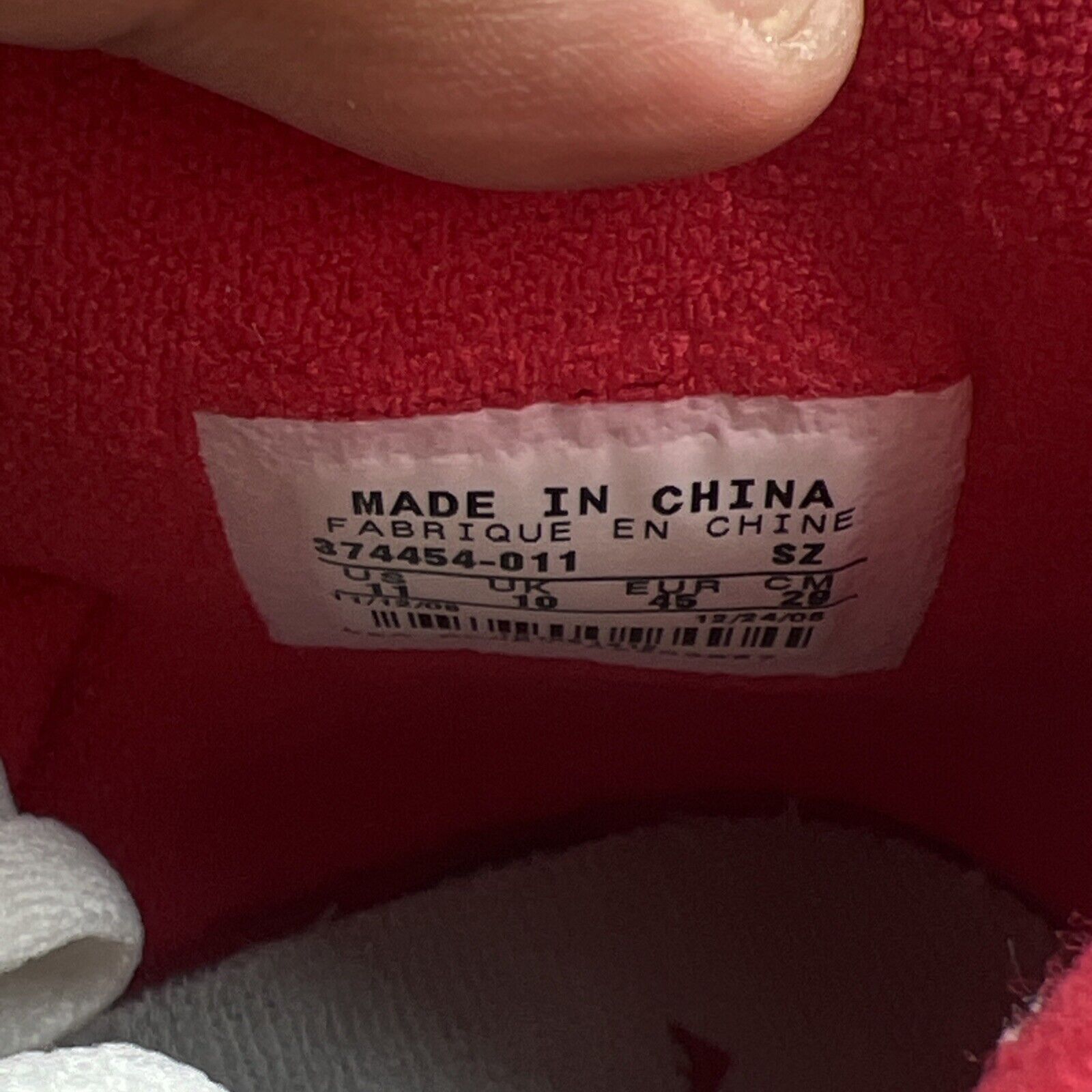 Size 11 - Air Jordan 1 Retro 2009 Hare (374454-011)