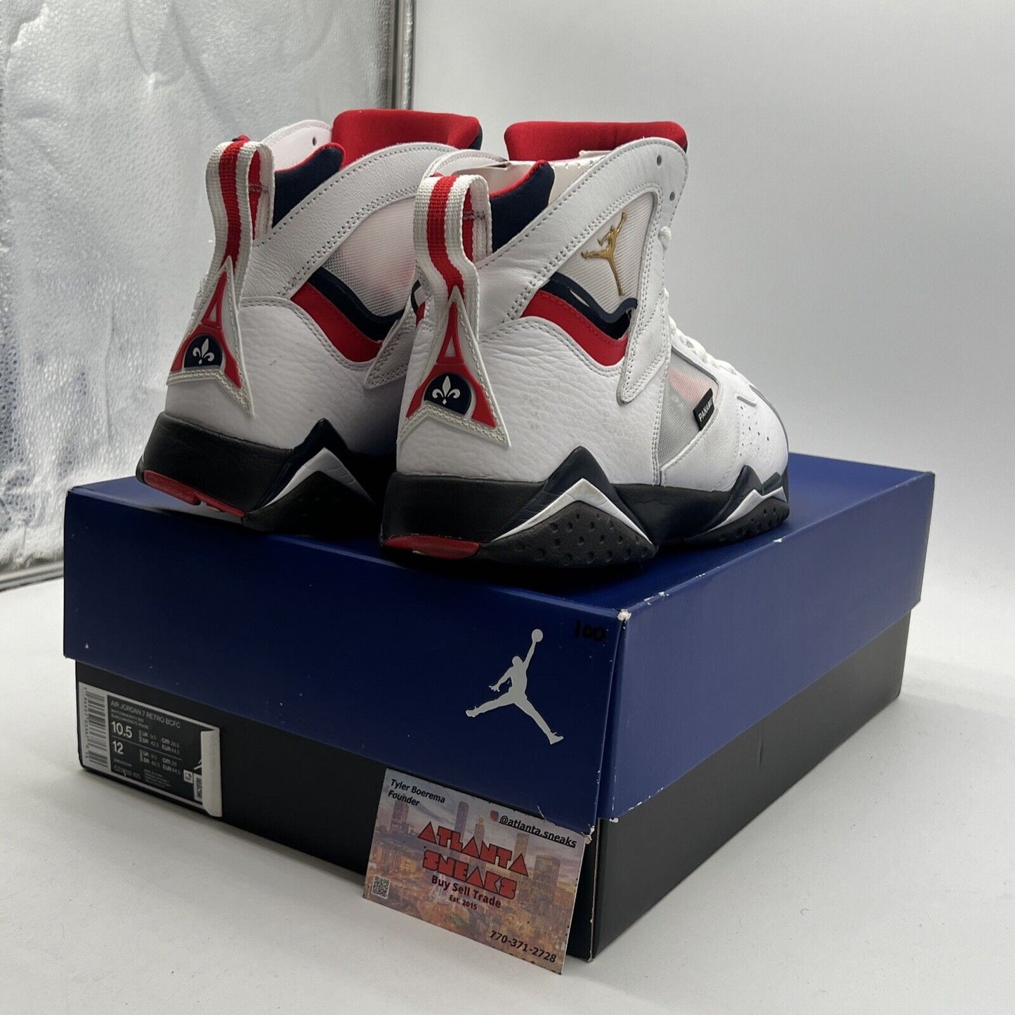 Size 10.5 - Paris Saint-Germain x Air Jordan 7 Retro Paname (CZ0789-105)