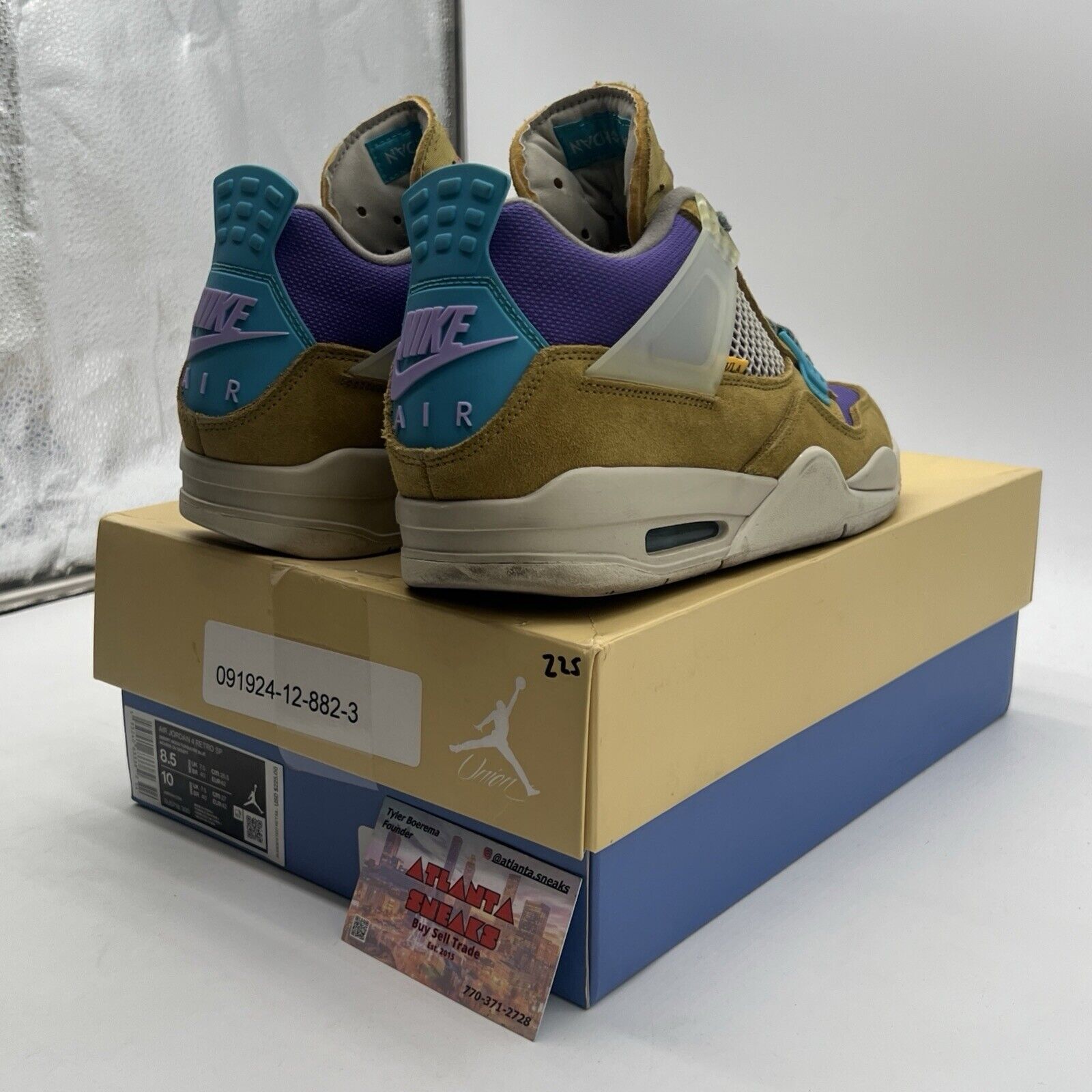 Size 8.5 - Air Jordan 4 Retro SP x Union 30th Anniversary (DJ5718-300)