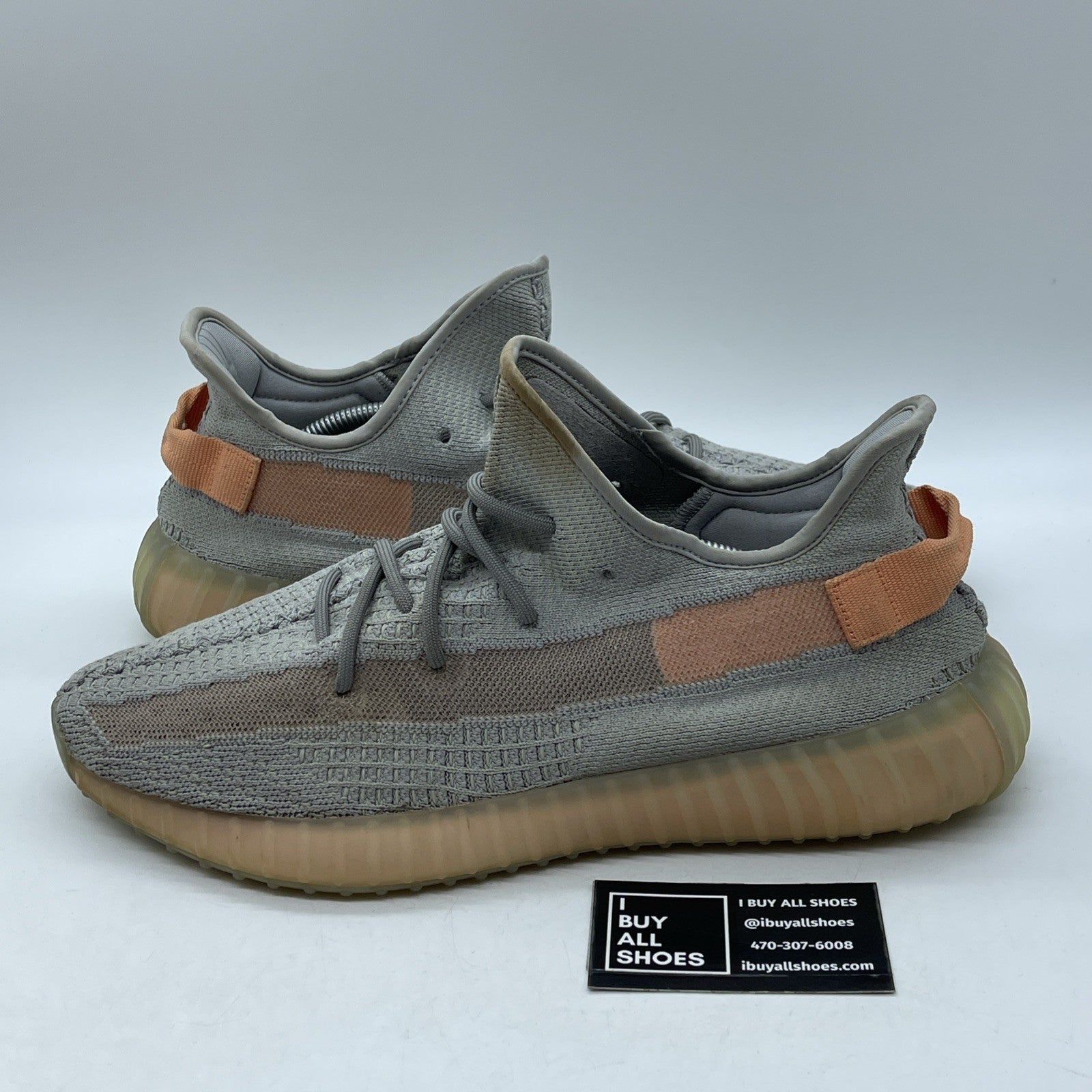 Size 13 - adidas Yeezy Boost 350 V2 True Form Grey Orange Suede (EG7492)