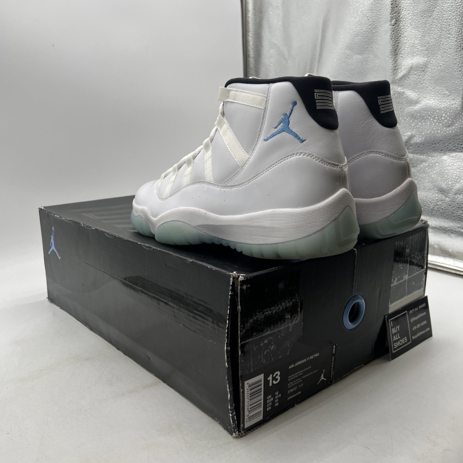 Size 13 - Air Jordan 11 Retro High Legend Blue (378037-117)