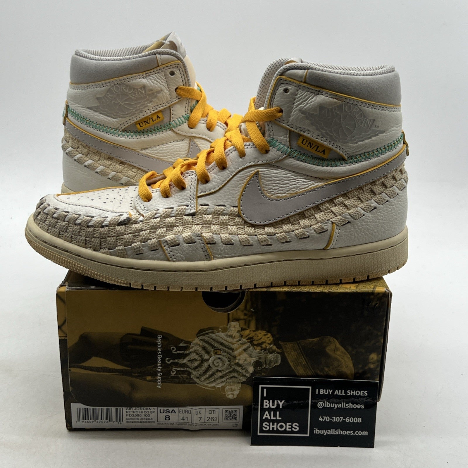 Size 8 - Union LA x Bephie's Beauty Supply x Air Jordan 1 Retro OG SP 'Summer of