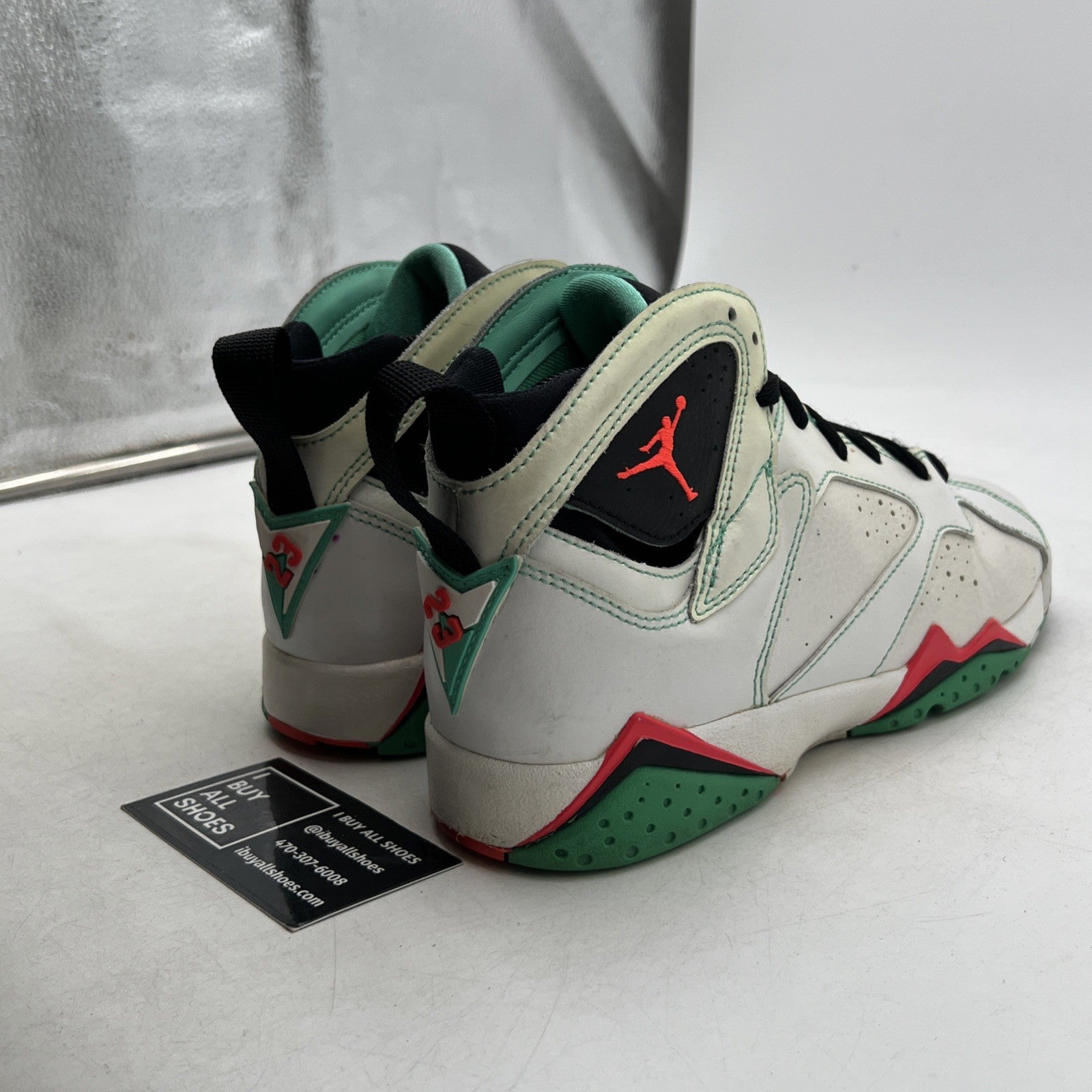 Size 7Y - Nike Air Jordan 7 Retro Verde (705417-138)