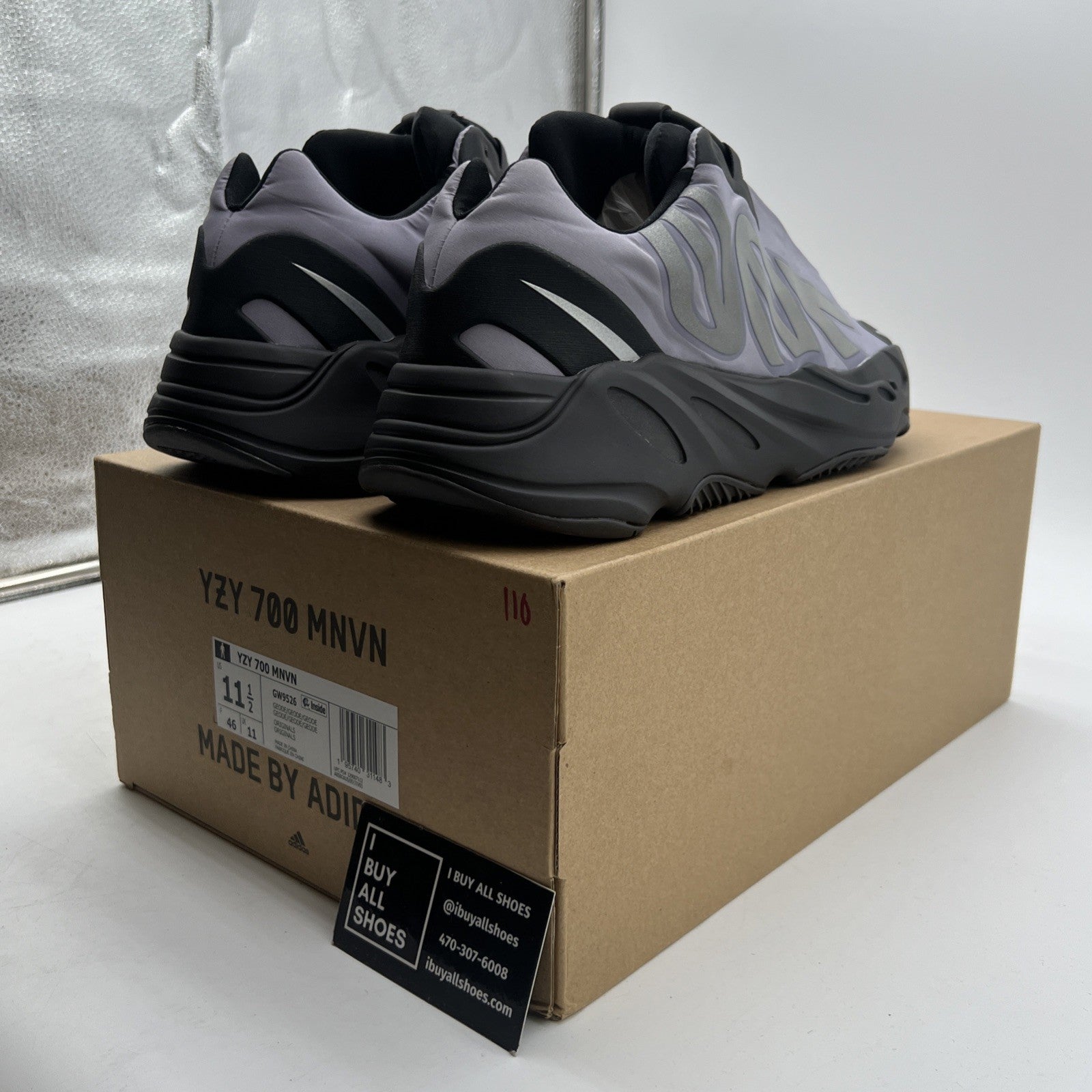 Size 11.5 - adidas Yeezy Boost 700 MNVN Geode (GW9526)
