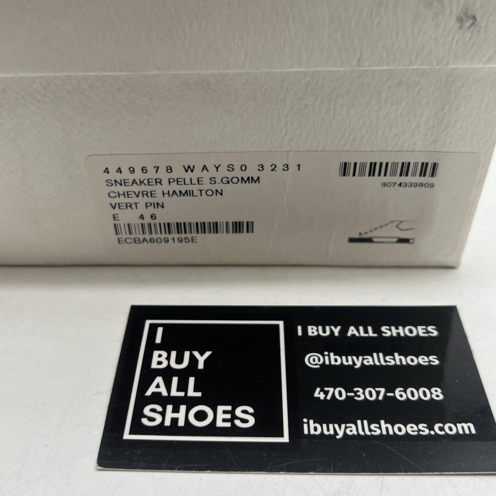 Size 46 - Balenciaga Sneakers Green Leather
