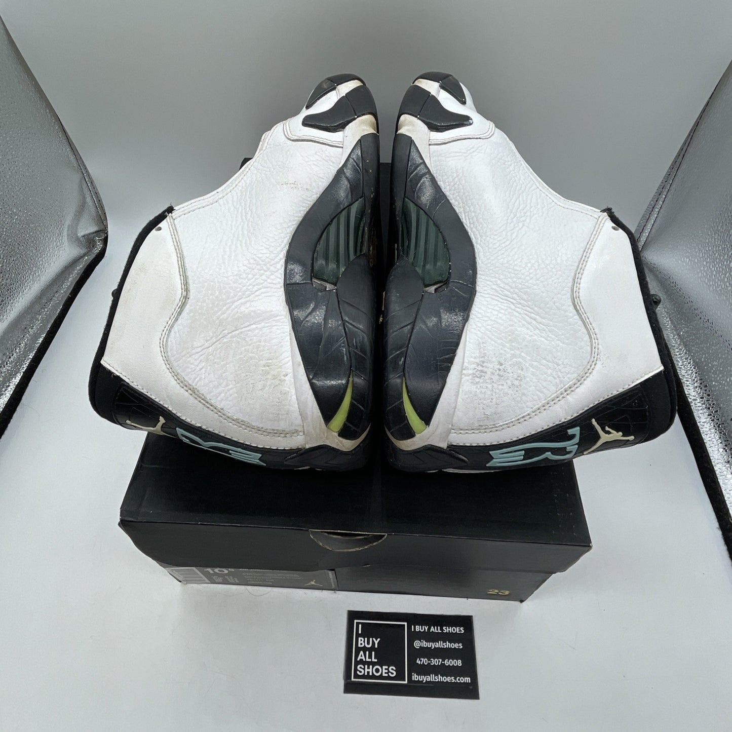 Size 10.5 - Air Jordan 14 Retro 2016 Oxidized Green (487471-106)