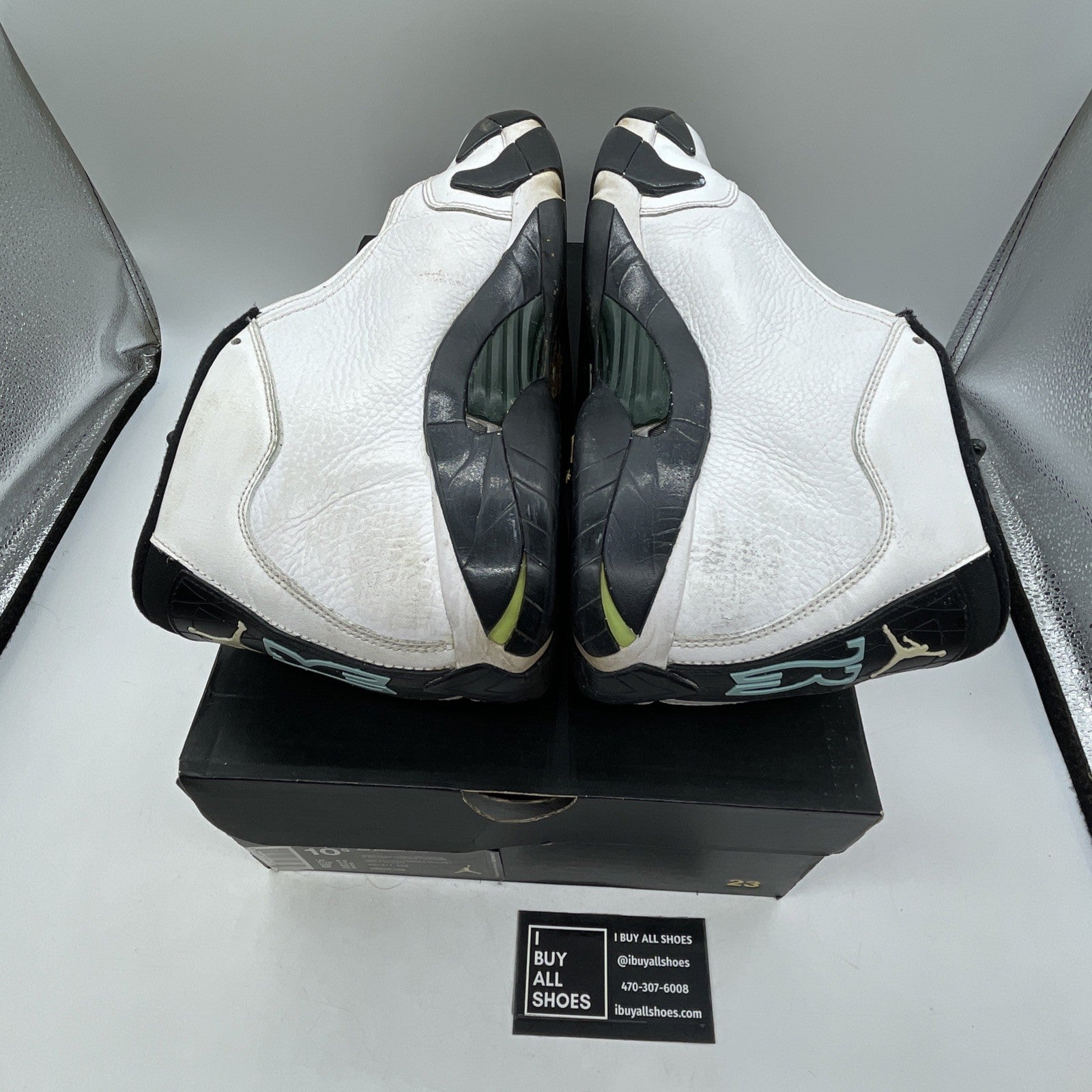 Size 10.5 - Air Jordan 14 Retro 2016 Oxidized Green (487471-106)