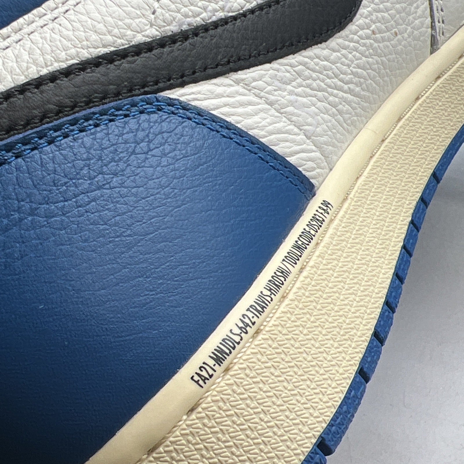 Size 12 - Air Jordan 1 Retro x Fragment Design x Travis Scott High Blue