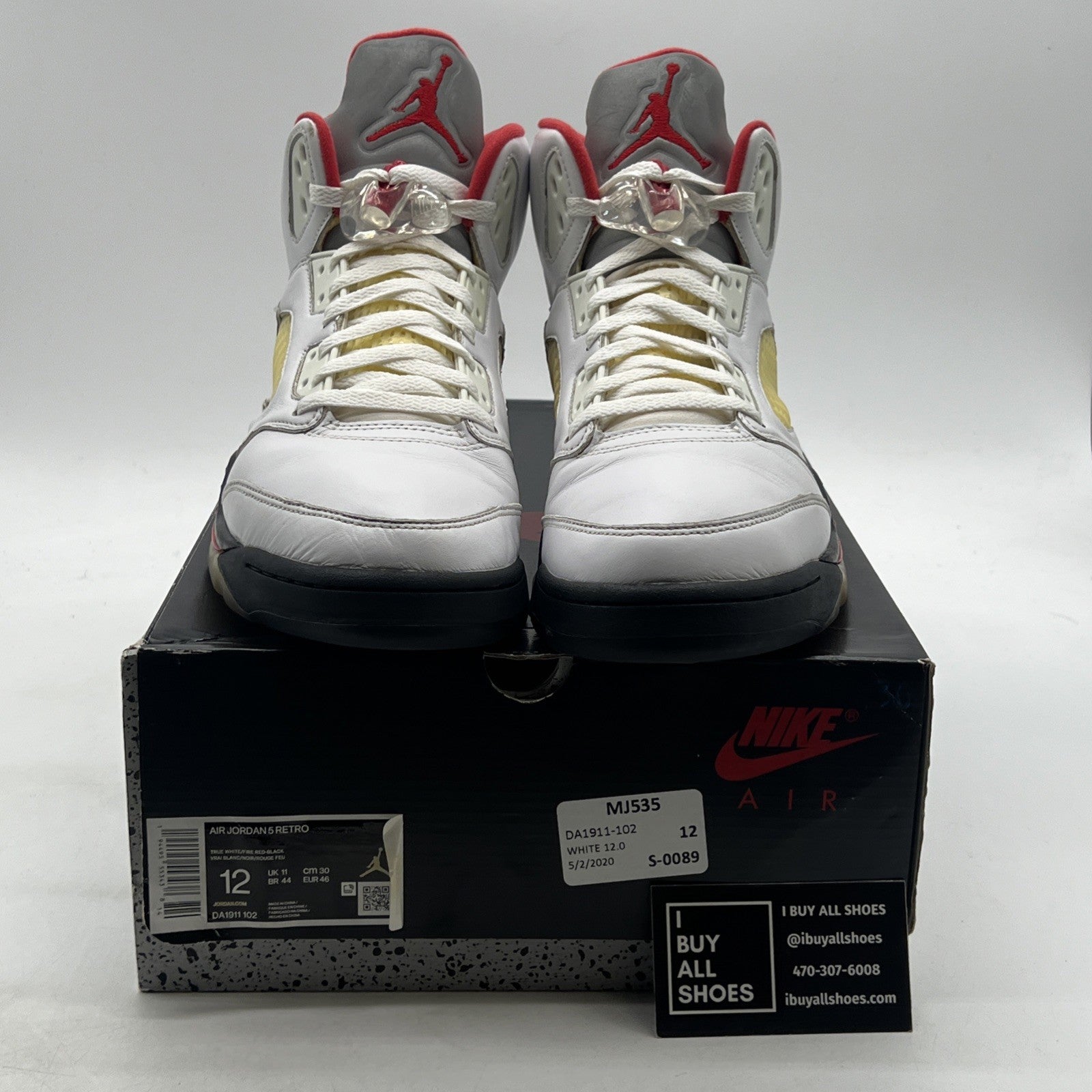 Size 12 - Air Jordan 5 Retro Mid Fire Red (DA1911-102)