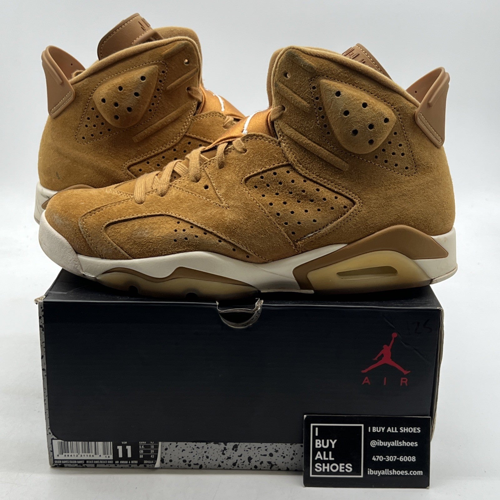 Size 11 - Air Jordan 6 Retro Wheat (384664-705)