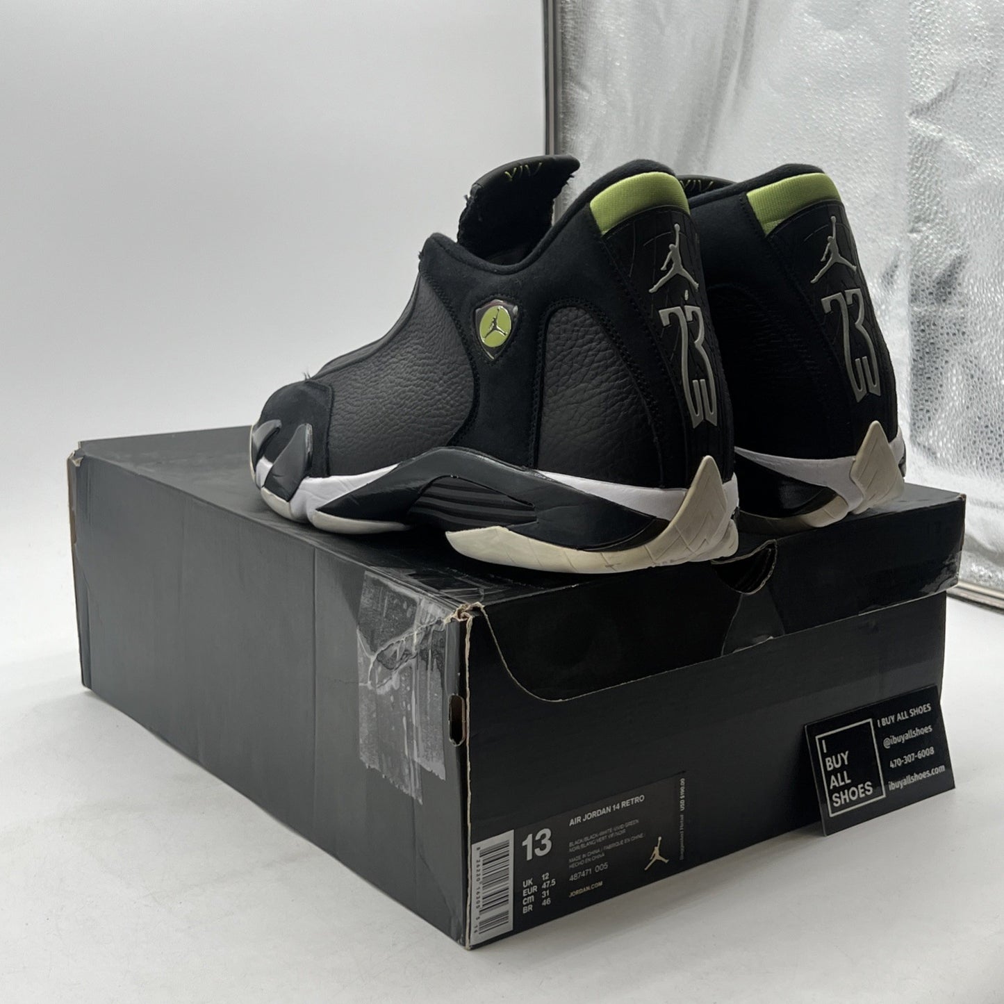 Size 13 - Air Jordan 14 Retro 2016 Indiglo (487471-005)