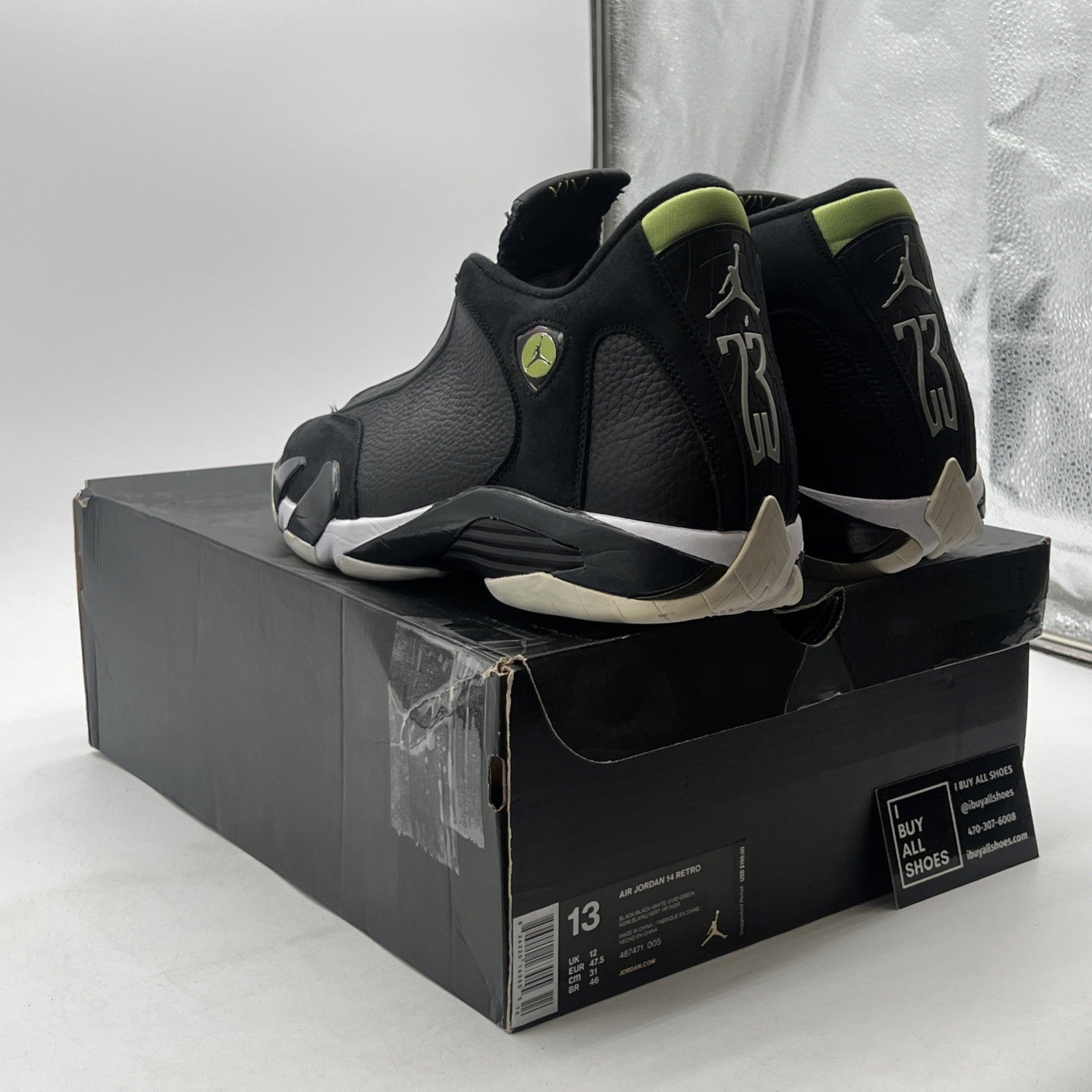Size 13 - Air Jordan 14 Retro 2016 Indiglo (487471-005)