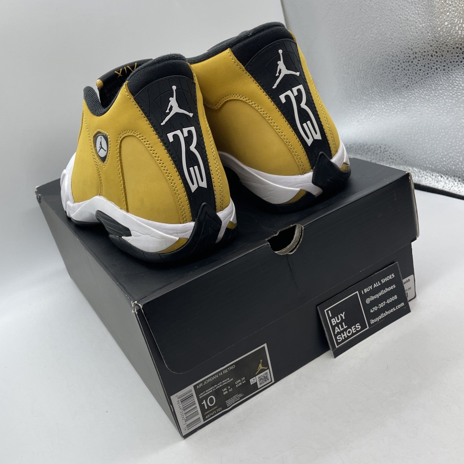 Size 10 - Air Jordan 14 Retro Light Ginger 2022 (487471-701)