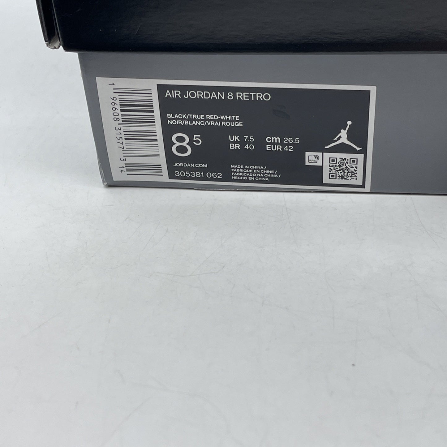 Size 8.5 - Air Jordan 8 Retro Mid Playoff (305381-062)