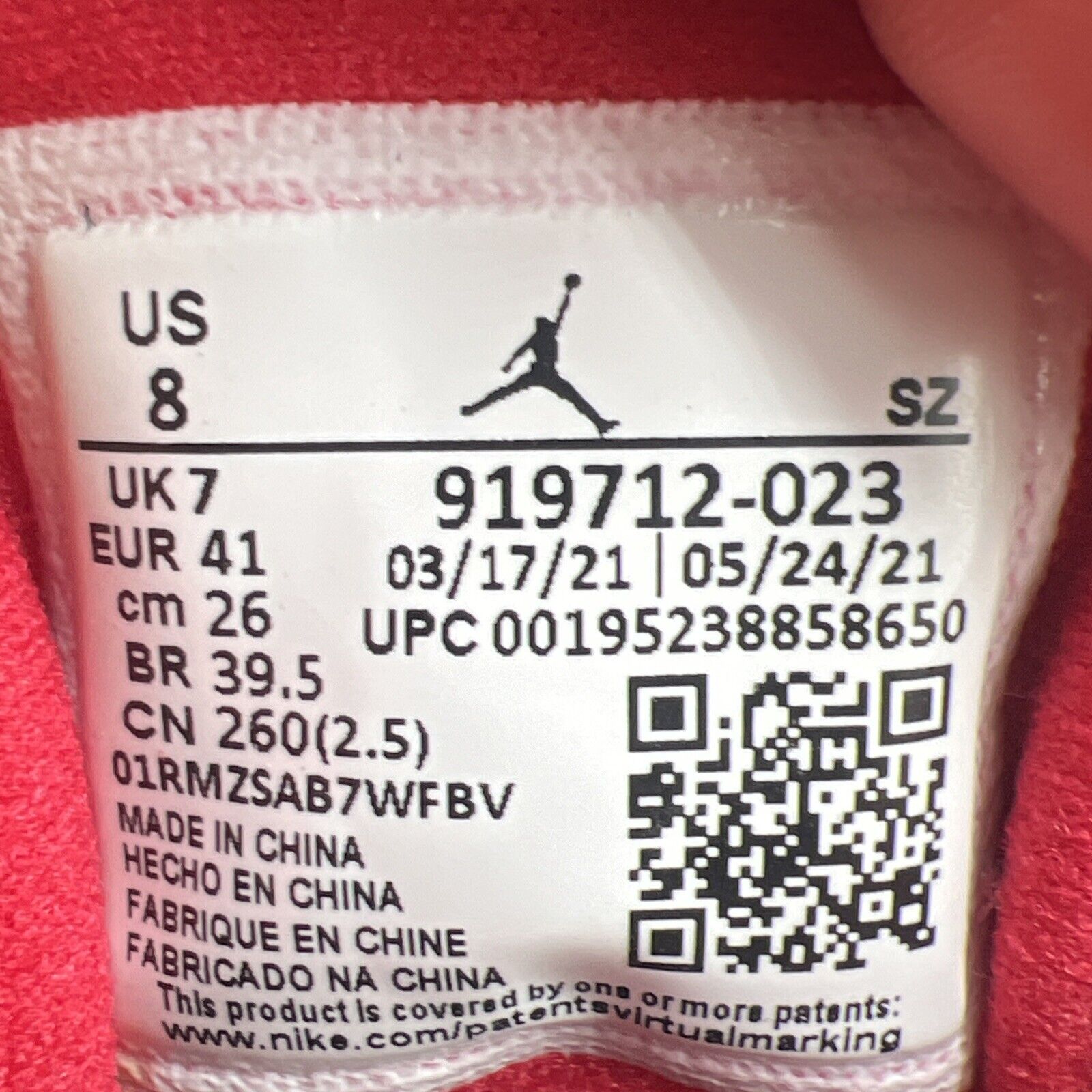 Size 8 - Air Jordan 11 Retro IE 2021 Low Bred (919712-023)