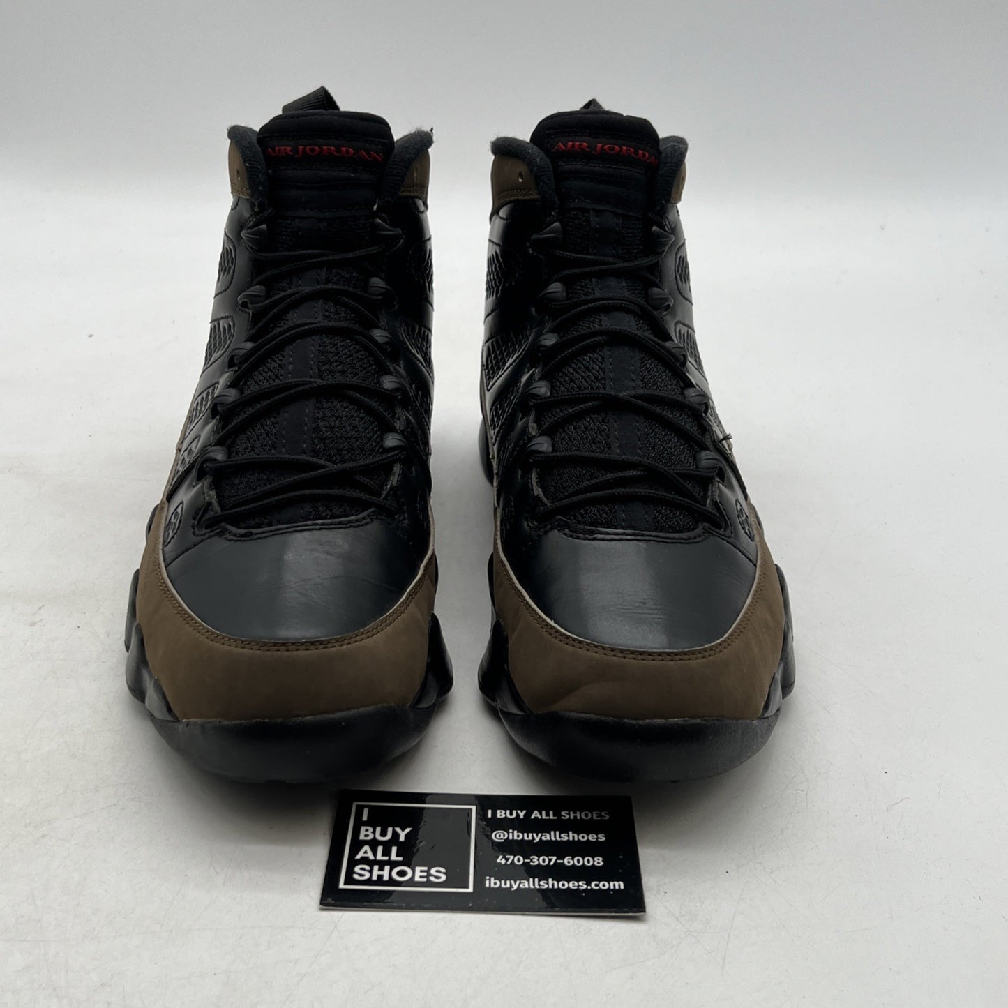 Size 9.5 - Air Jordan 9 Retro 2012 Olive (302370-020)