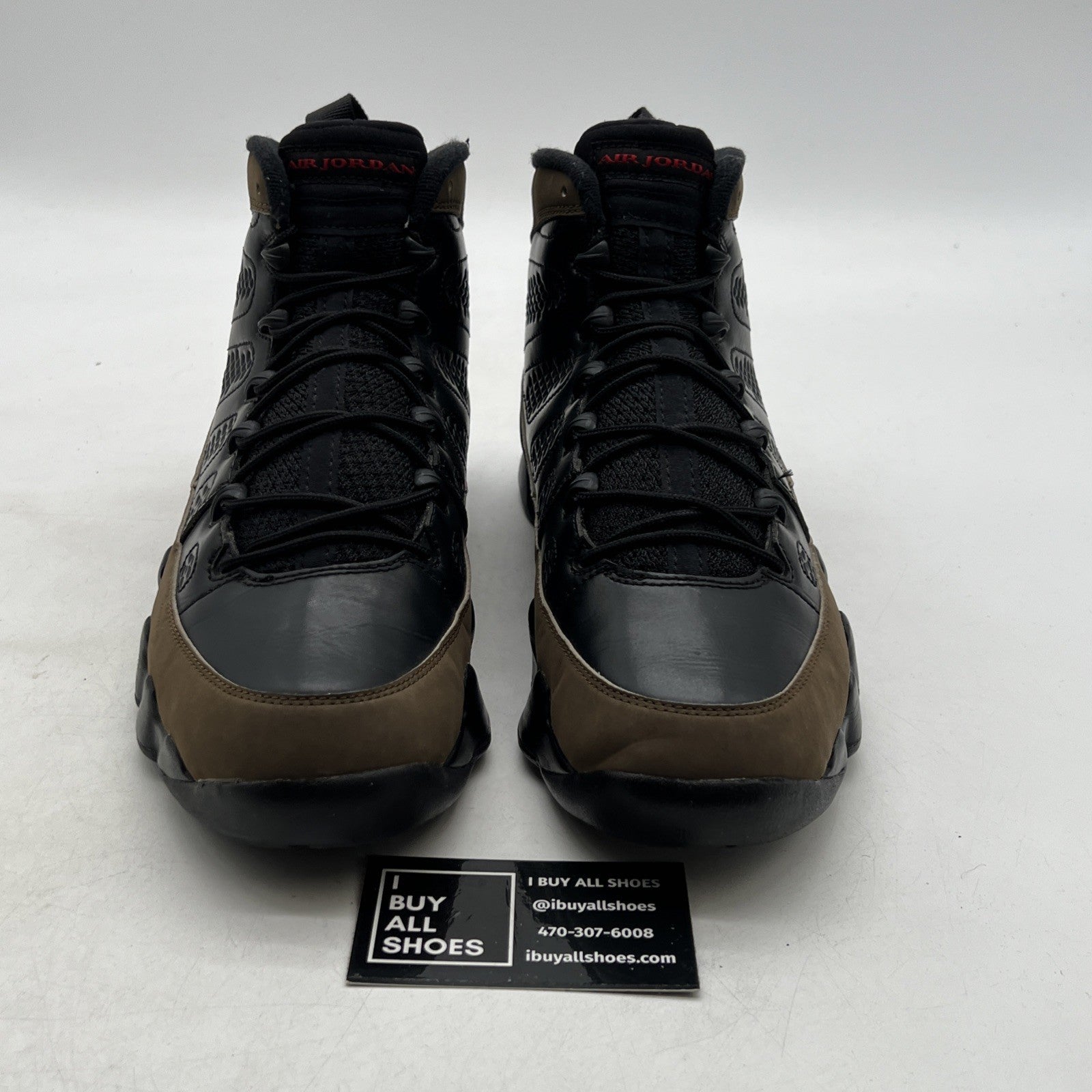 Size 9.5 - Air Jordan 9 Retro 2012 Olive (302370-020)