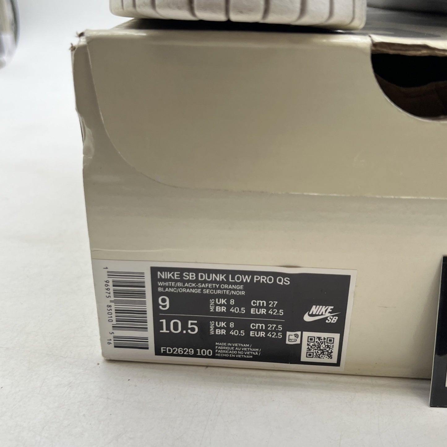 Size 9 - Nike SB Dunk Low x TightBooth White (FD2629-100)