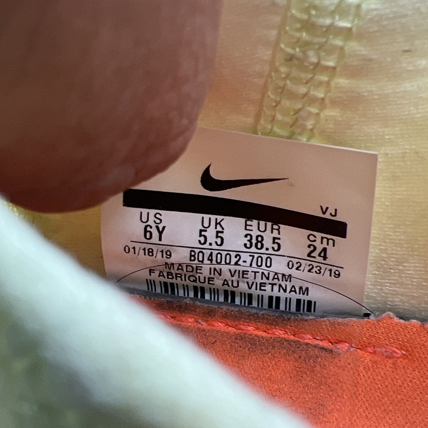 Size 6Y - Nike React Presto GS Barely Volt Unisex Big Kid’s (BQ4002-700)