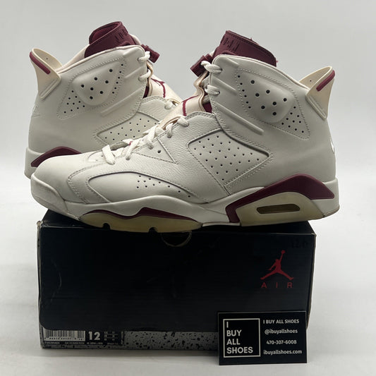 Size 12 - Air Jordan 6 Retro 2015 Maroon (384664-116)