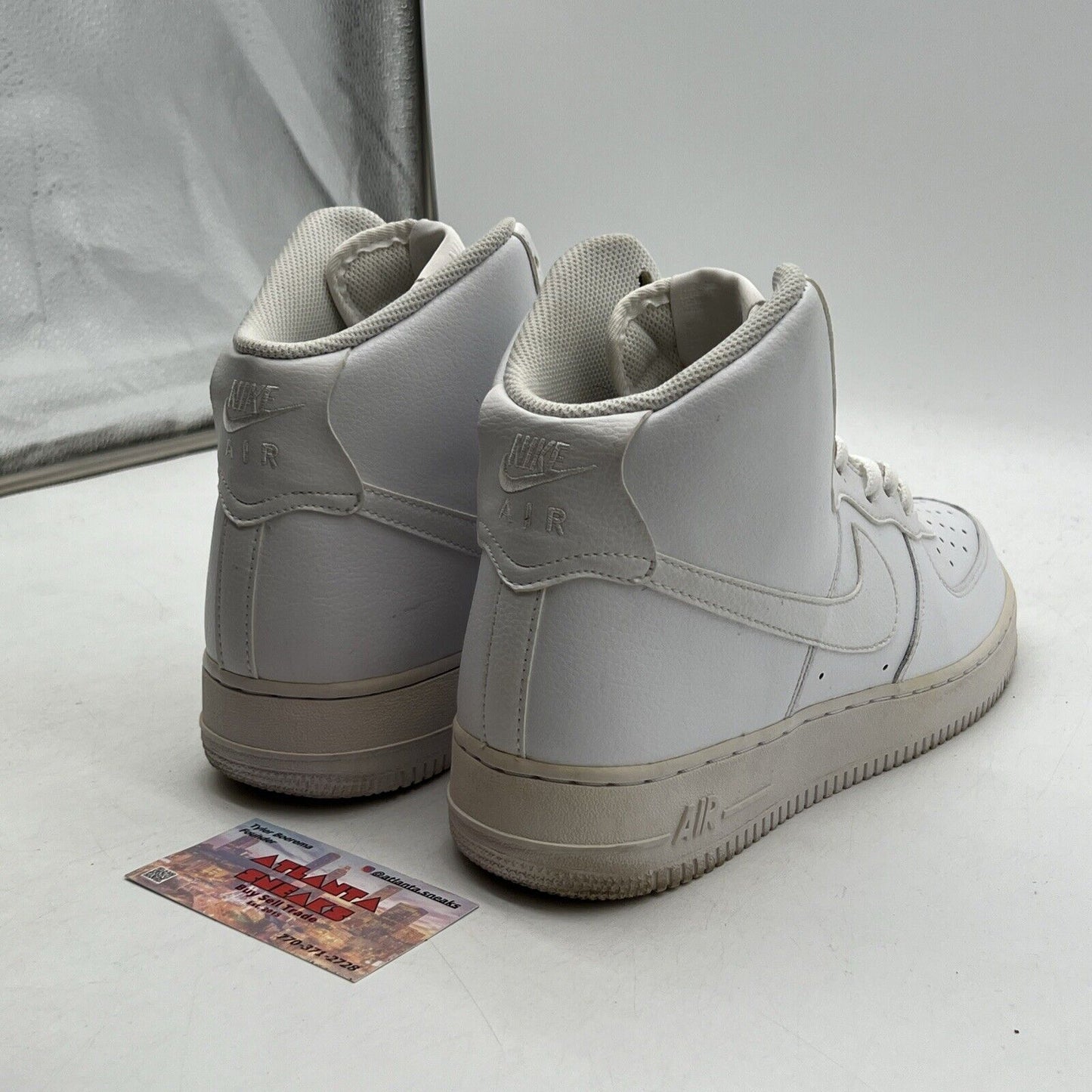 Size 10 - Nike Air Force 1 '07 High White Leather (315121-115)