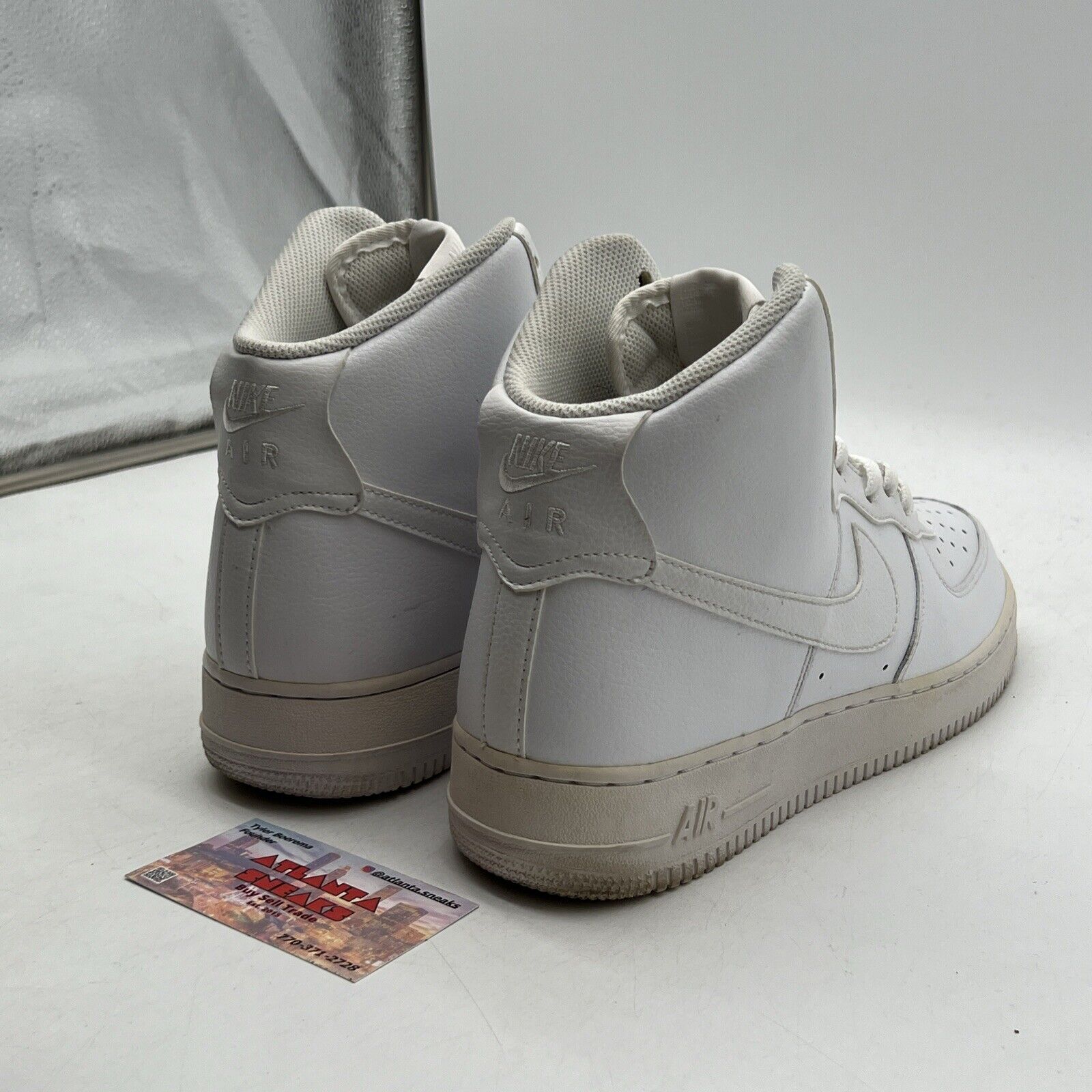 Size 10 - Nike Air Force 1 '07 High White Leather (315121-115)