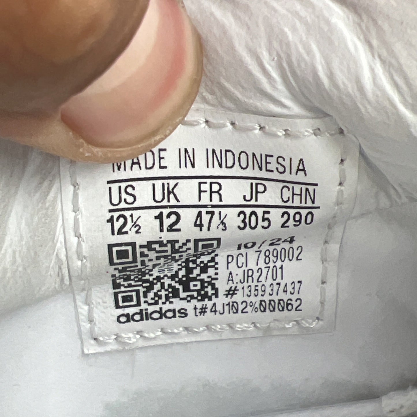 Size 12.5 - adidas BAPE x Superstar Vintage White Black (JR2701)