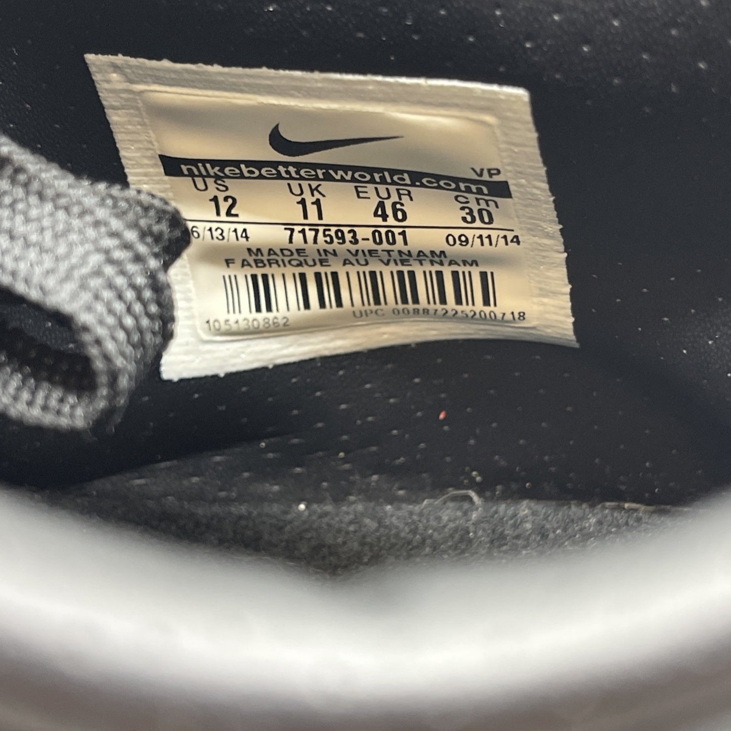 Size 12 - Nike KD 7 Ext Suede QS Black (717593-001)