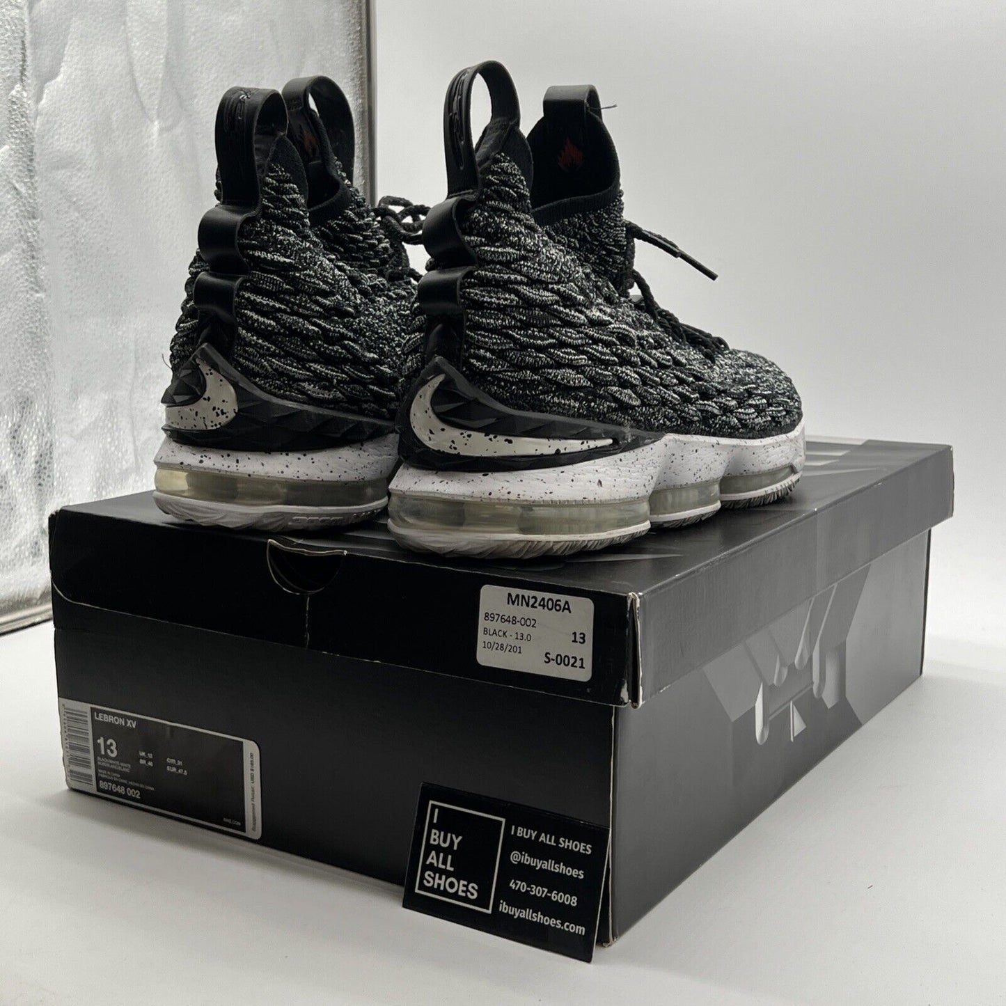 Size 13 - Nike LeBron 15 Ashes - (897648-002)