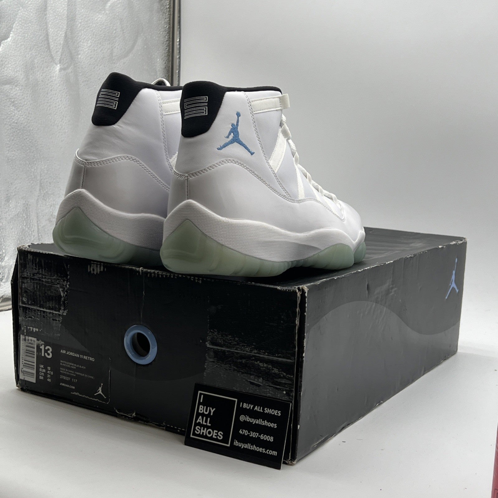 Size 13 - Air Jordan 11 Retro High Legend Blue (378037-117)