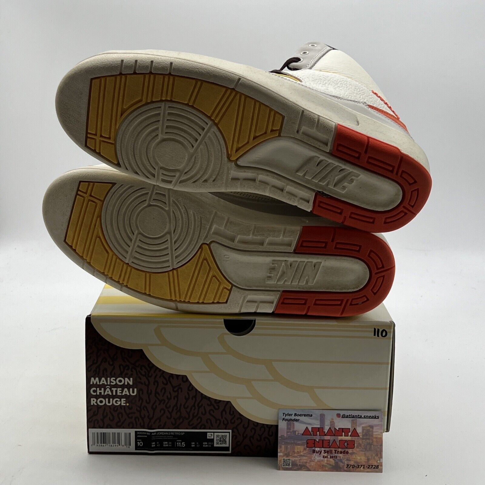 Size 10 - Maison Château Rouge x Air Jordan 2 United Youth International