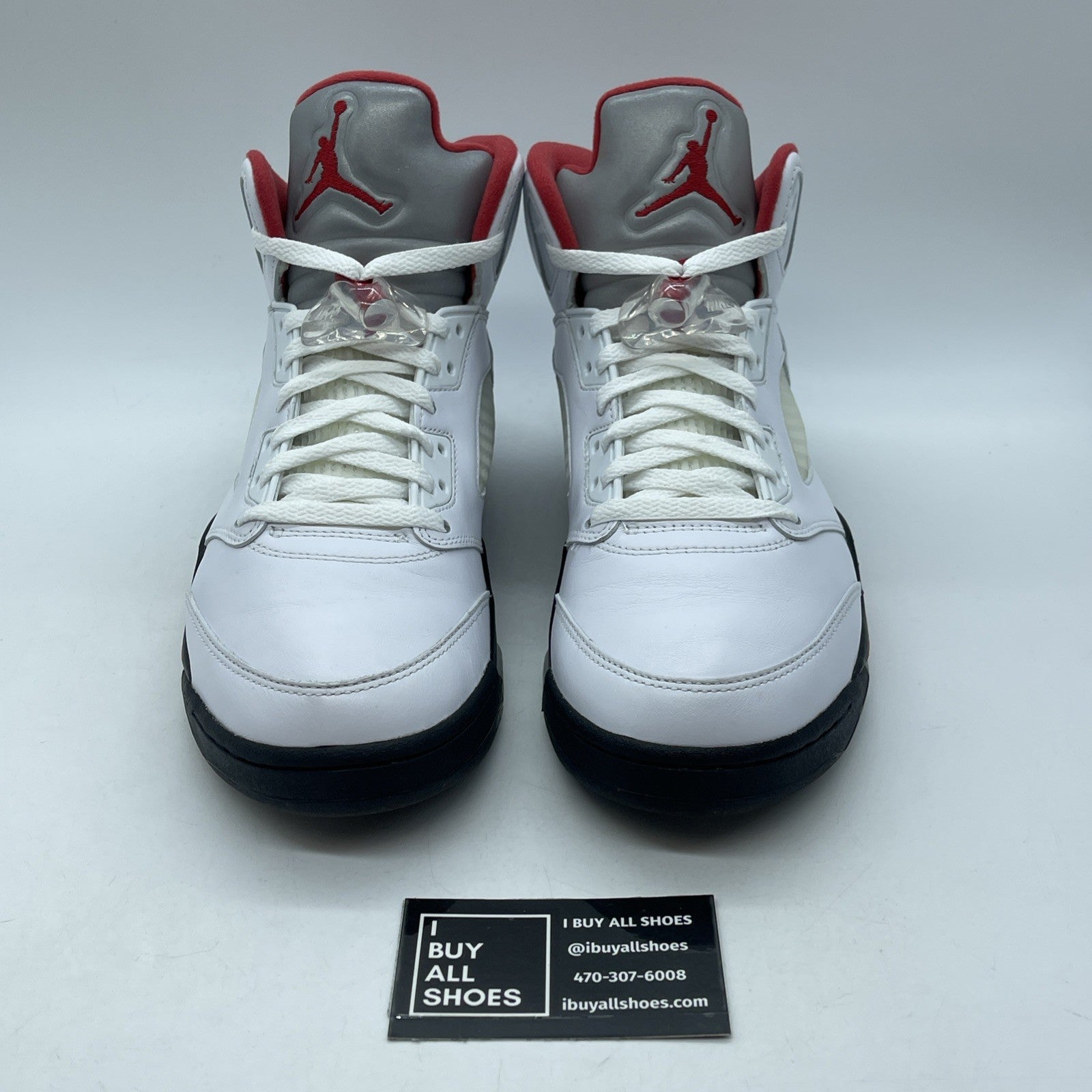 Size 10 - Jordan 5 Retro Mid Fire Red White Black Leather (DA1911-102)
