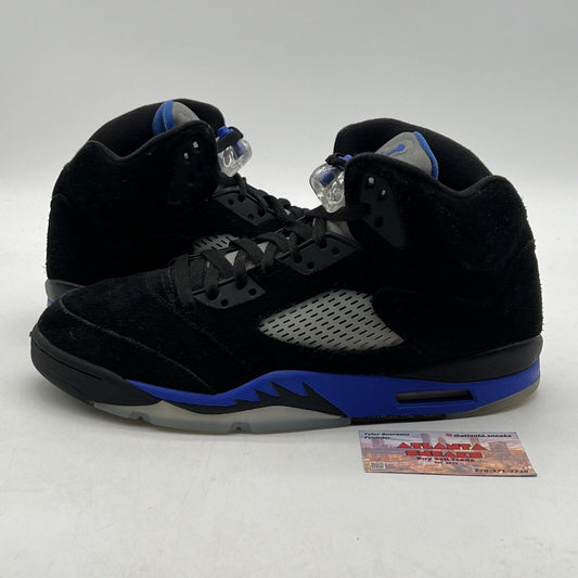 Size 11.5 - Jordan 5 Retro Mid Racer Blue Black Suede Grey (CT4838-004)