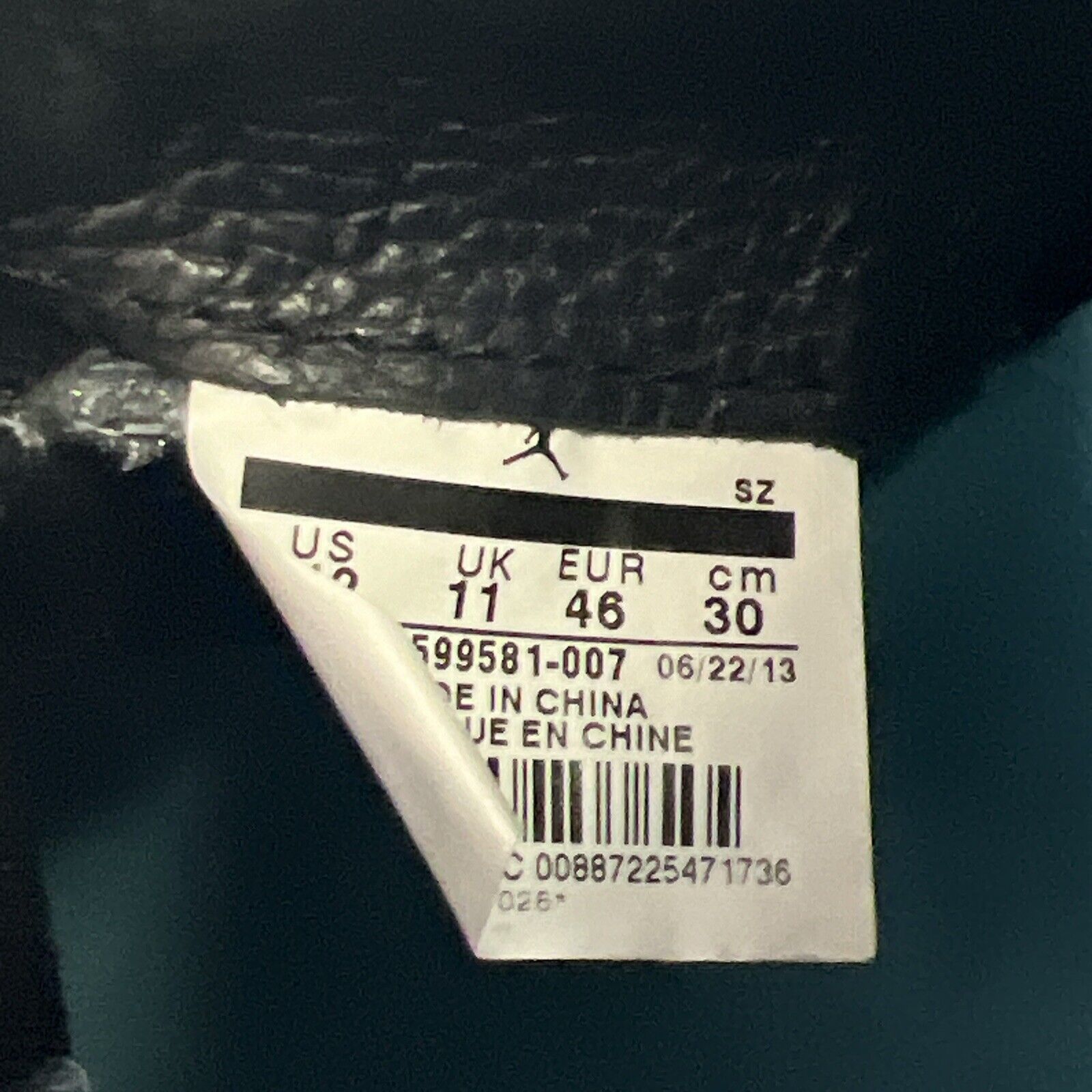 Size 12 - Air Jordan 5 Retro 3Lab5 Grey Aqua Black (599581-007)