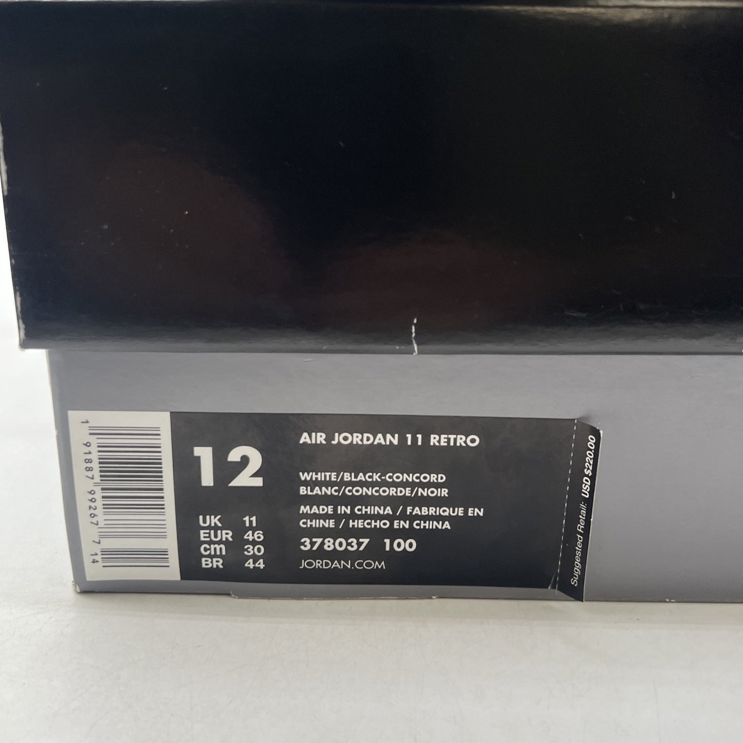Size 12 - Air Jordan 11 Retro High Concord (378037-100)