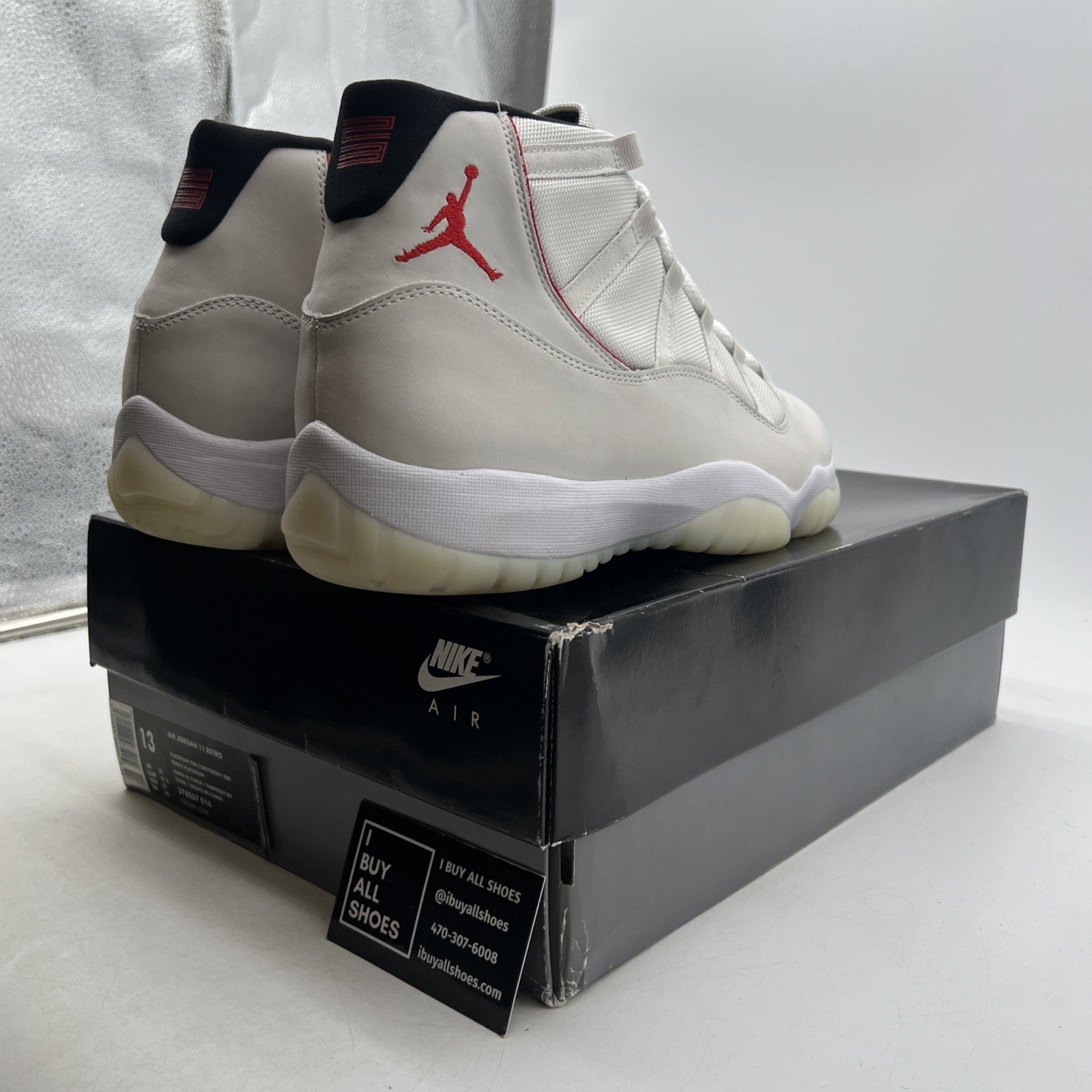 Size 13 - Air Jordan 11 Retro Platinum Tint (378037-016)