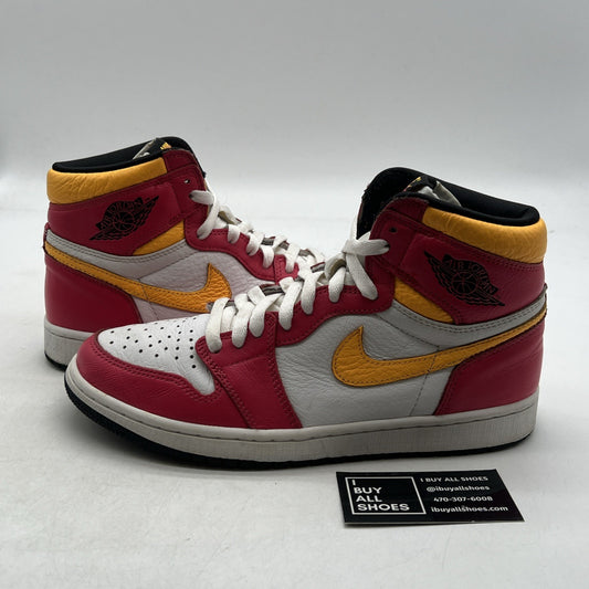 Size 9 - Air Jordan 1 Retro High OG Light Fusion Red 2021 (555088-603)