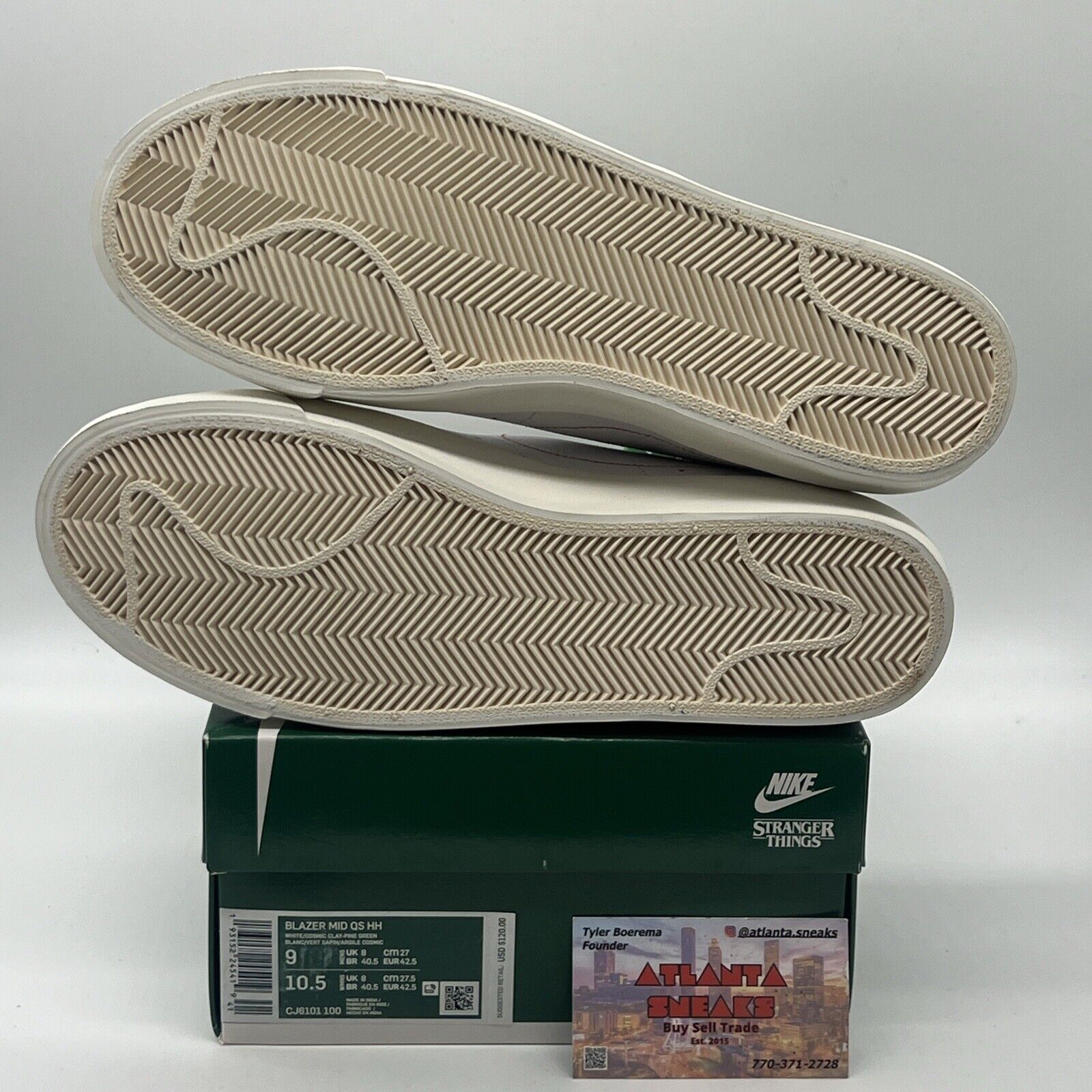 Size 9 - Nike Stranger Things x Blazer High Hawkins Brand New Og All Ds Sneakers