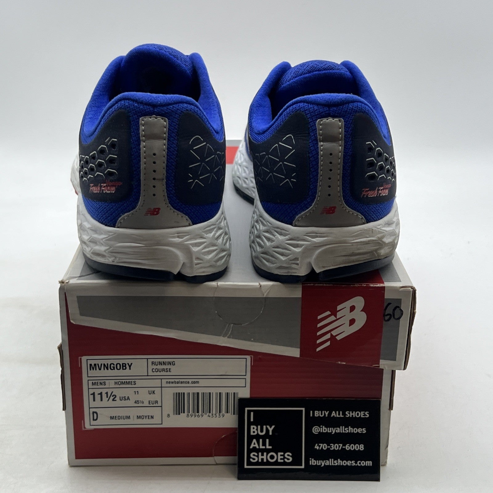 Size 11.5 - New Balance Vongo Fresh Foam Blue (MVNG0BY)