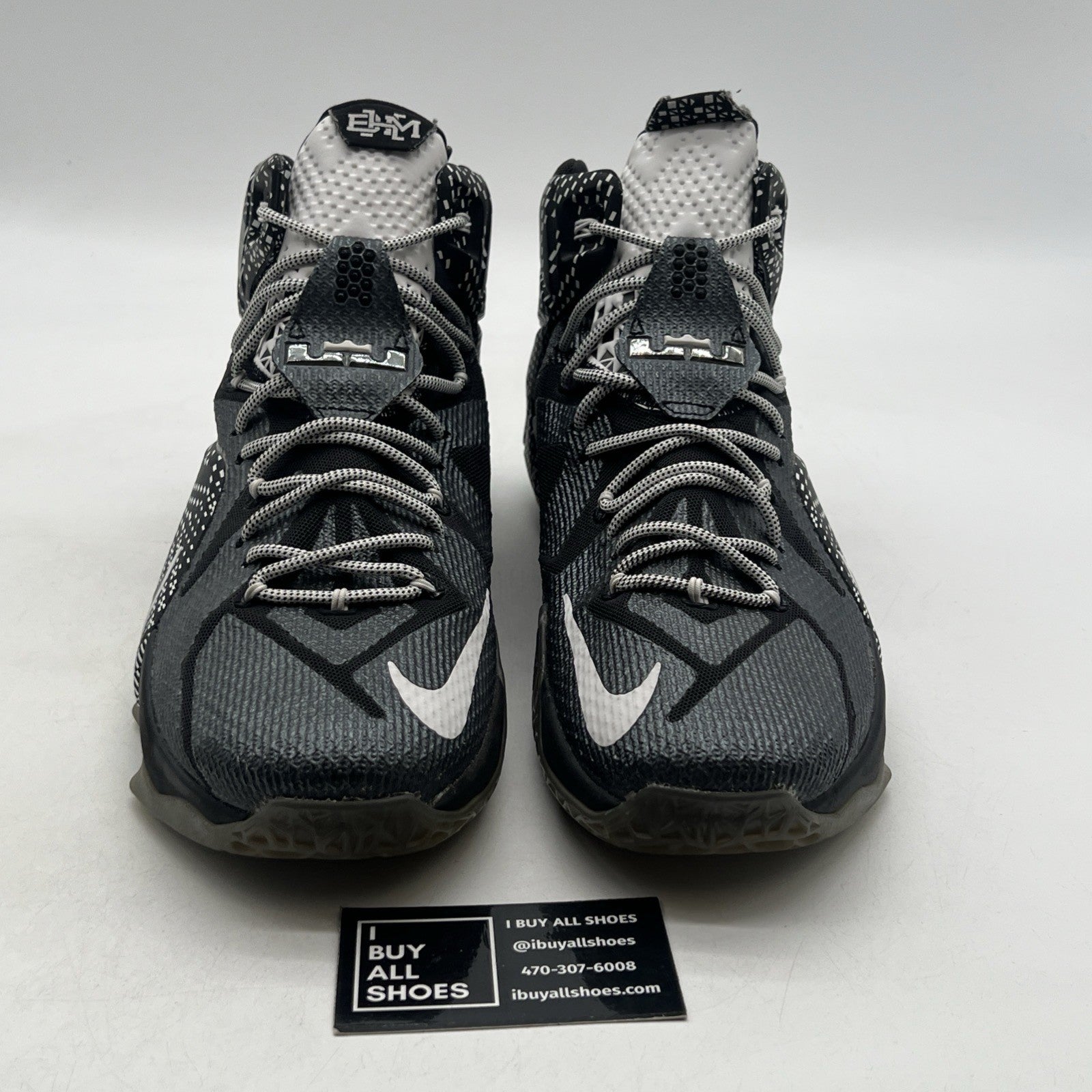 Size 13 - Nike LeBron 12 BHM - (718825-001)