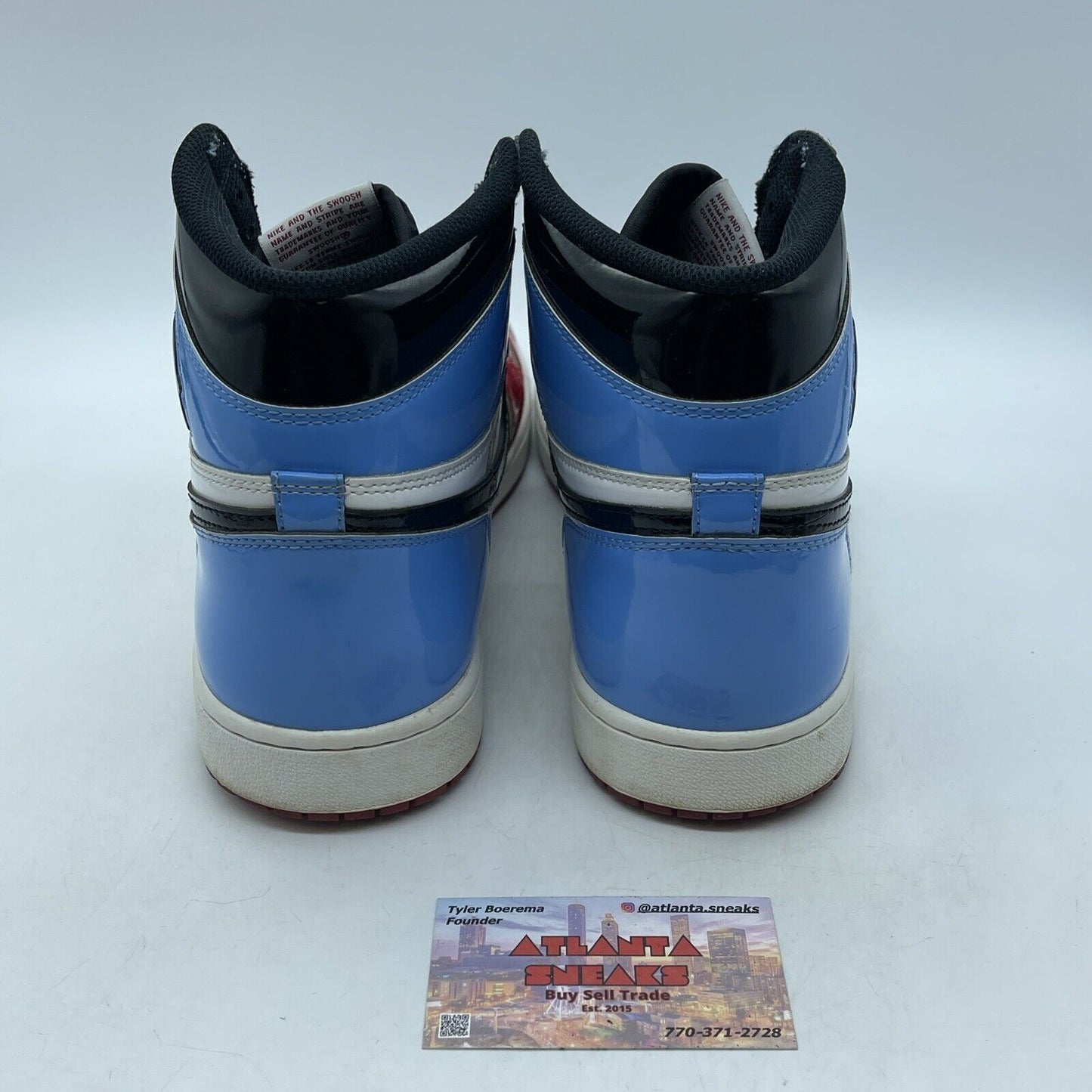 Size 12 - Jordan 1 Retro OG High Fearless Blue Red White Leather (CK5666-100)