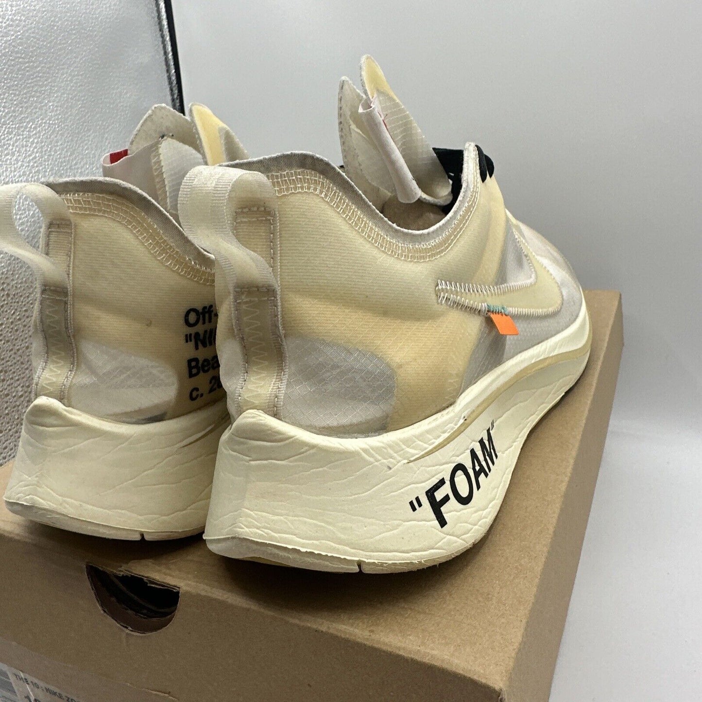 Size 13 - Nike Zoom Fly SP x OFF-WHITE The Ten 2017