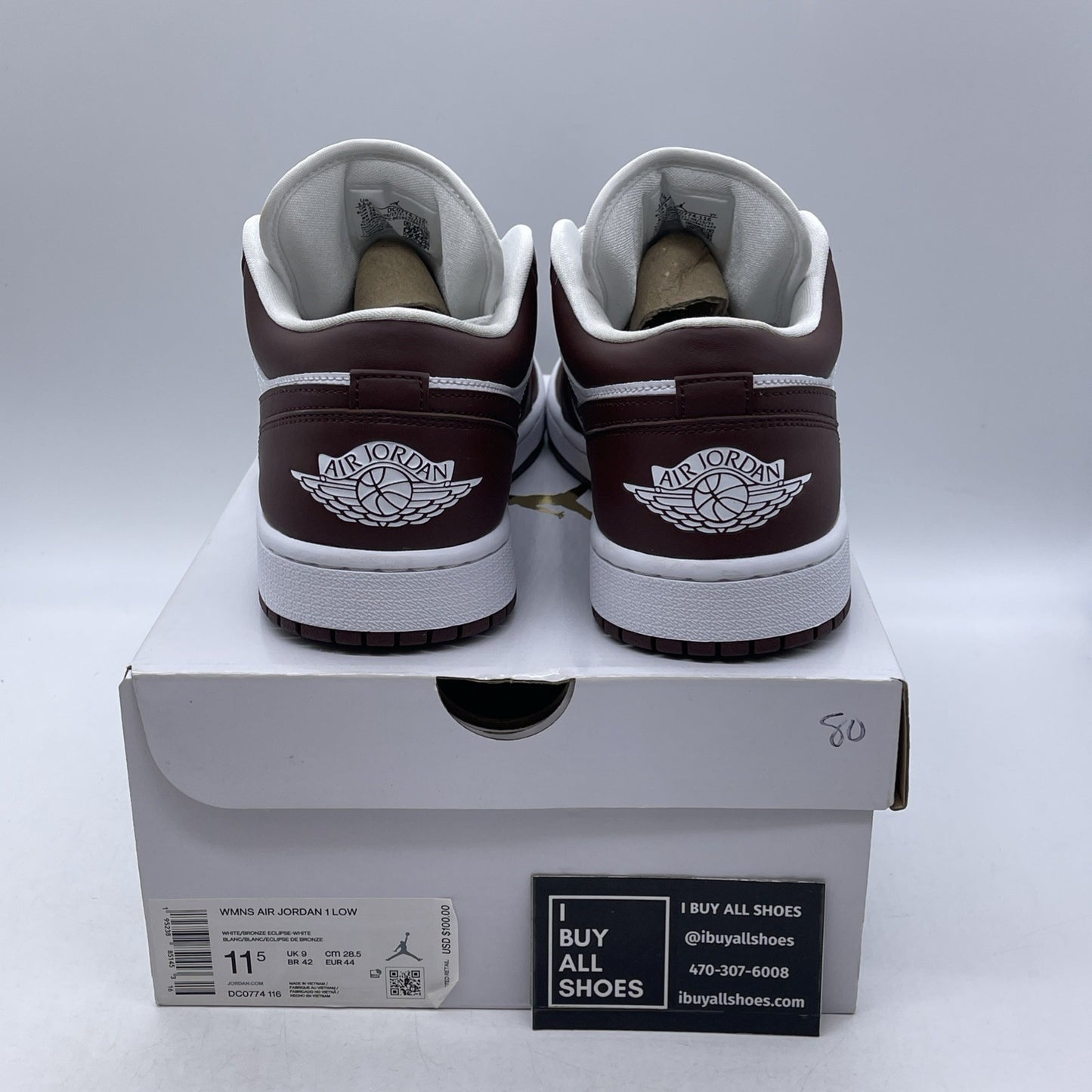 Size 11.5W - Nike Air Jordan 1 Low "Bronze Eclipse" (DC0774-116)