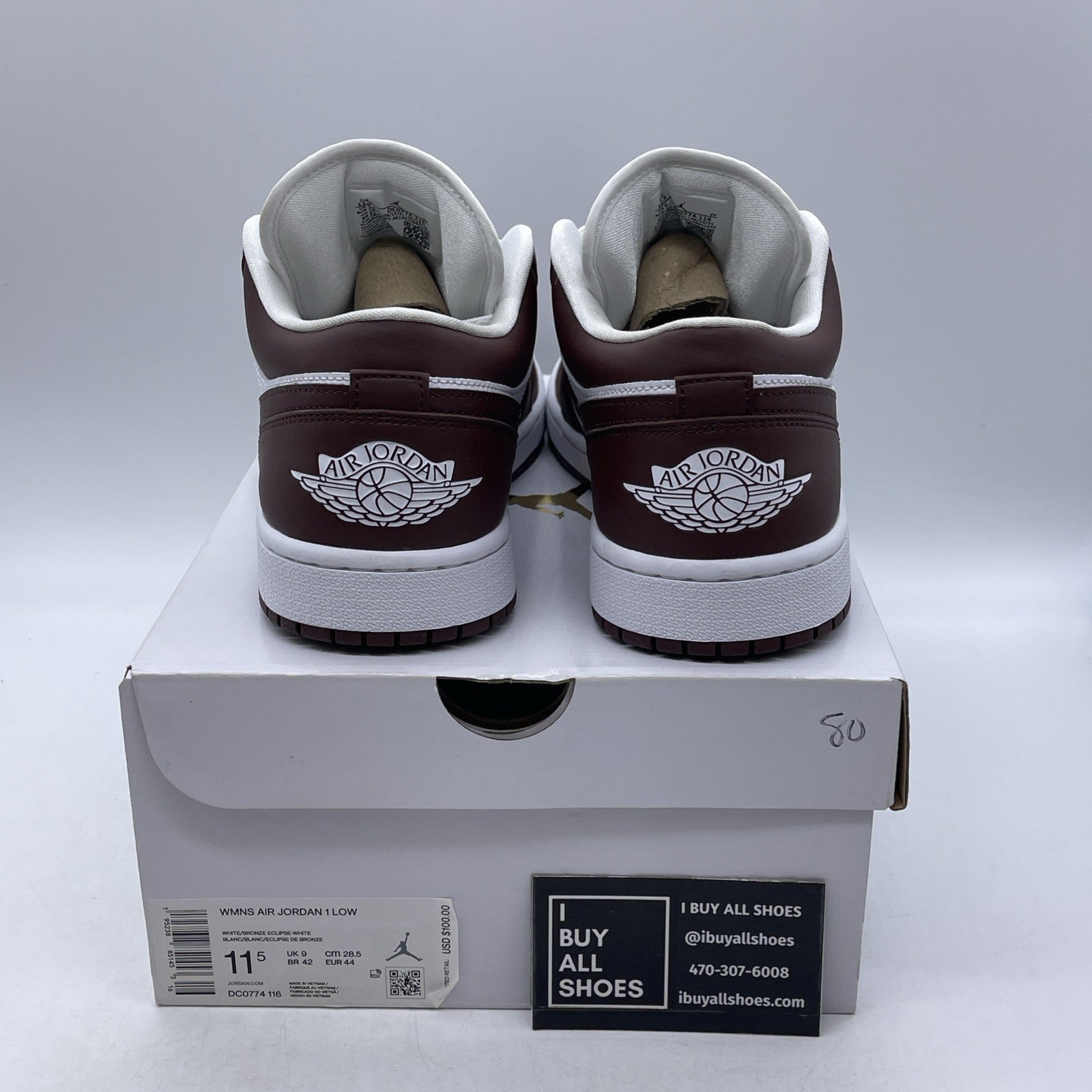Size 11.5W - Nike Air Jordan 1 Low "Bronze Eclipse" (DC0774-116)