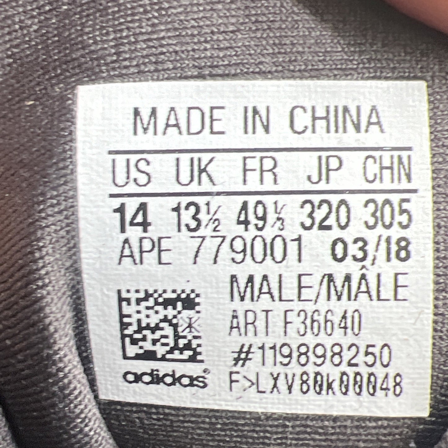 Size 14 - adidas Yeezy 500 Low Utility Black (F36640)