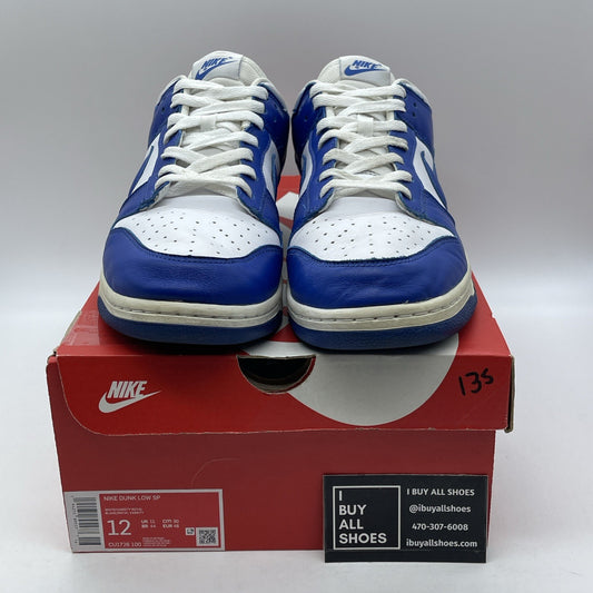 Size 12 - Nike Dunk Low Retro SP Kentucky 2020 Blue White Leather (CU1726-100)