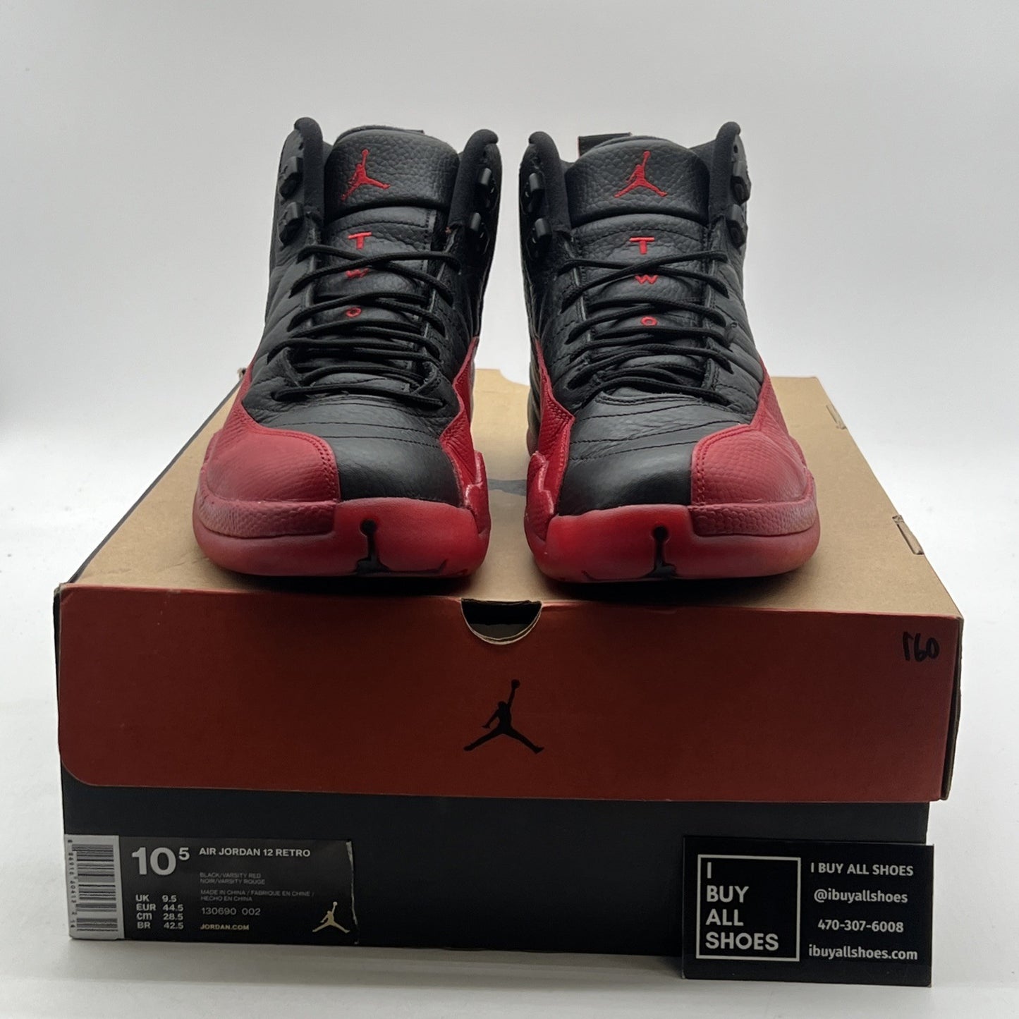 Size 10.5 - Air Jordan 12 Retro Mid Flu Game (130690-002)