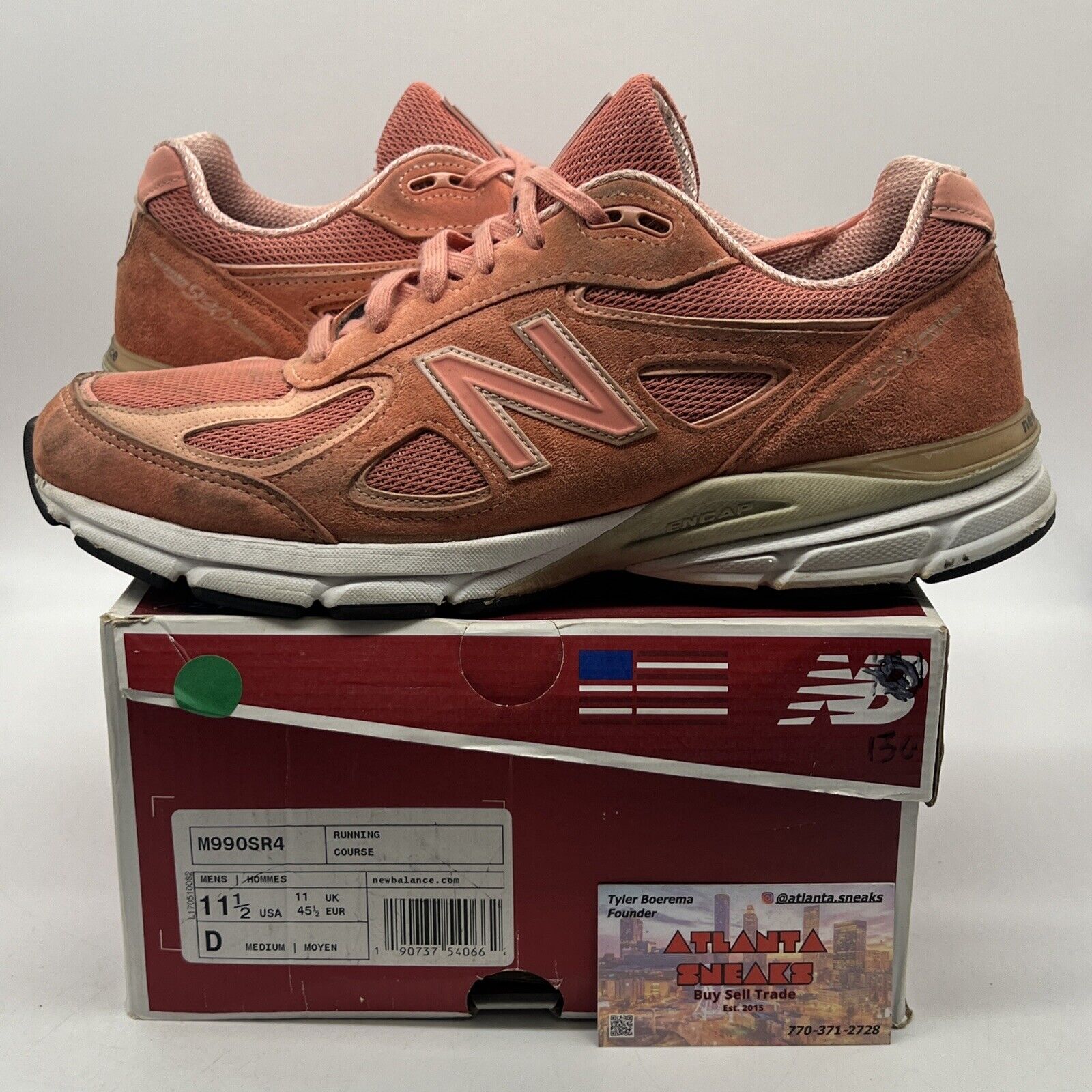 Size 11.5 - New Balance 990v4 Made in USA Sunrise Rose (M990SR4)