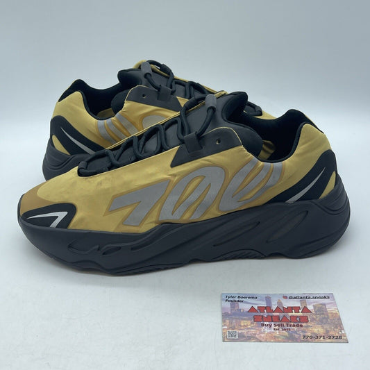 Size 11 - adidas Yeezy Boost 700 MNVN Honey Flux Yellow Black Silver (GZ0717)